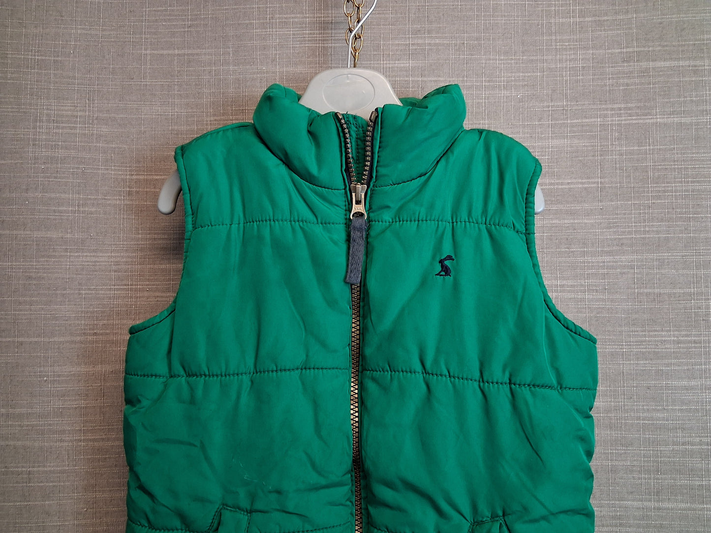 Joules Boys Padded Bodywarmer Gilet Green Age 6 Years