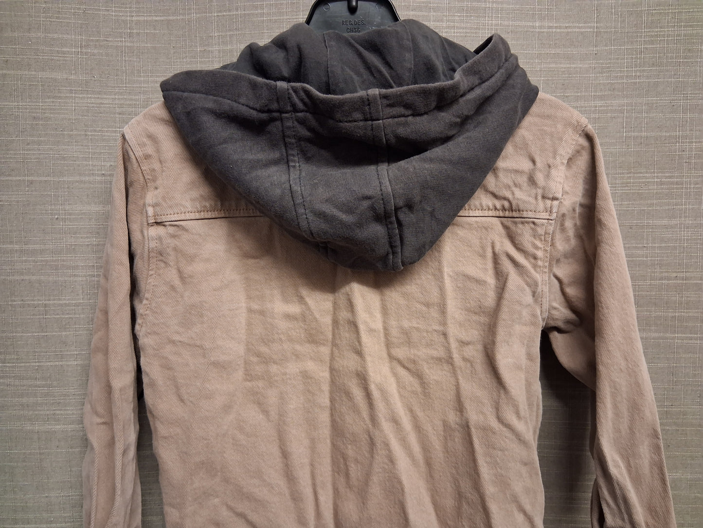 Marks and Spencer Brown Denim Shacket with Hood Age 8-9 Years