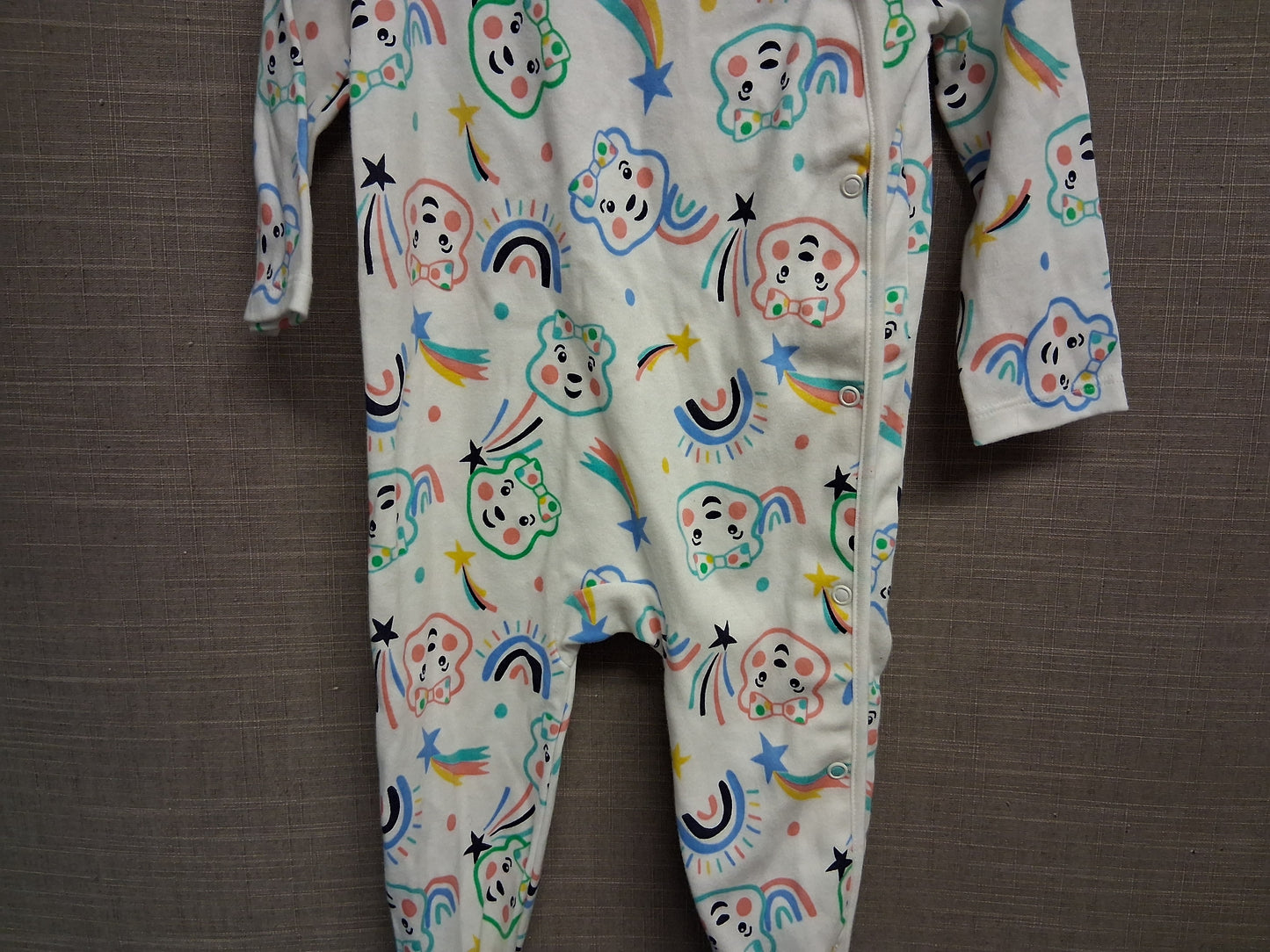 George Girls "Pudsey" Children in Need Blush Sleepsuit Romper Age 9-12 Months New