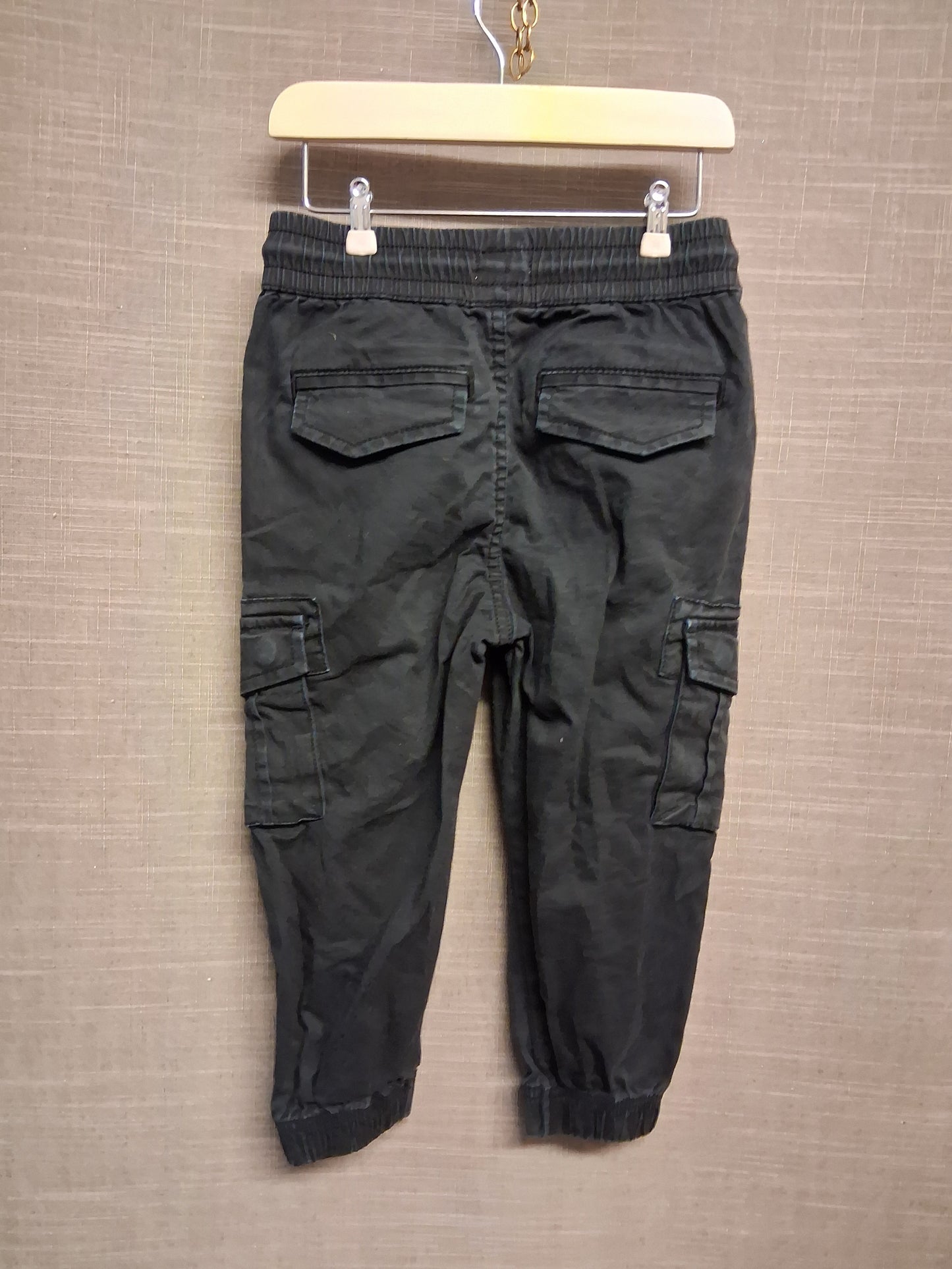 River Island Black Cargo Trousers Age 2-3 Years
