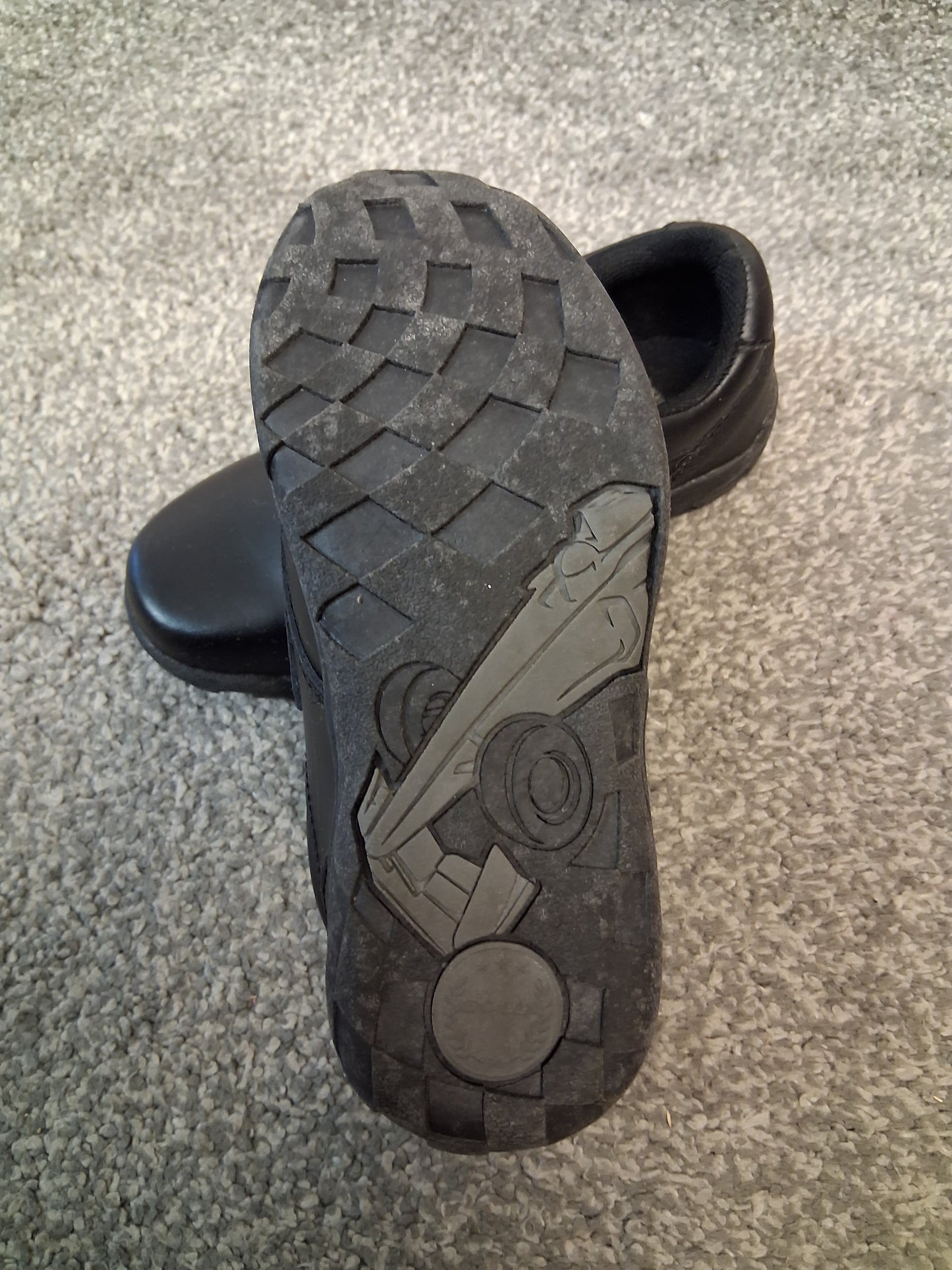Gola Boys Black School Shoes Size 10 New
