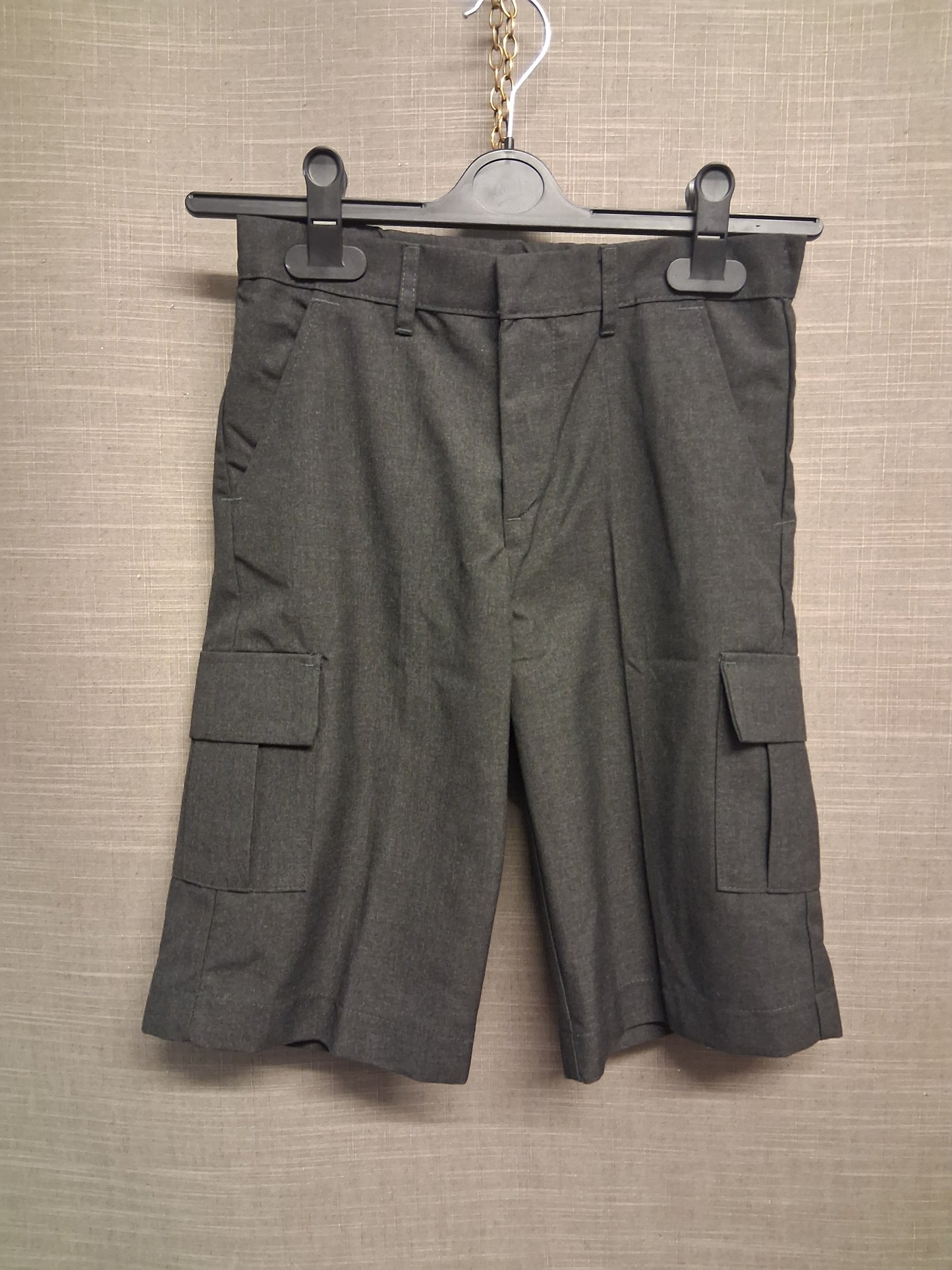 Lily & Dan Boys Grey School Shorts With Pockets Age 10-11 Years