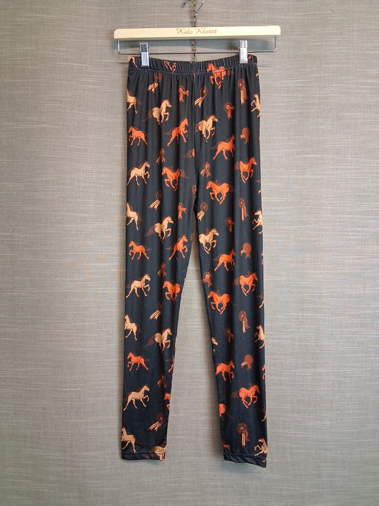 A2Z 4 Kids Girls Horse Theme Leggings Age 13 Years New