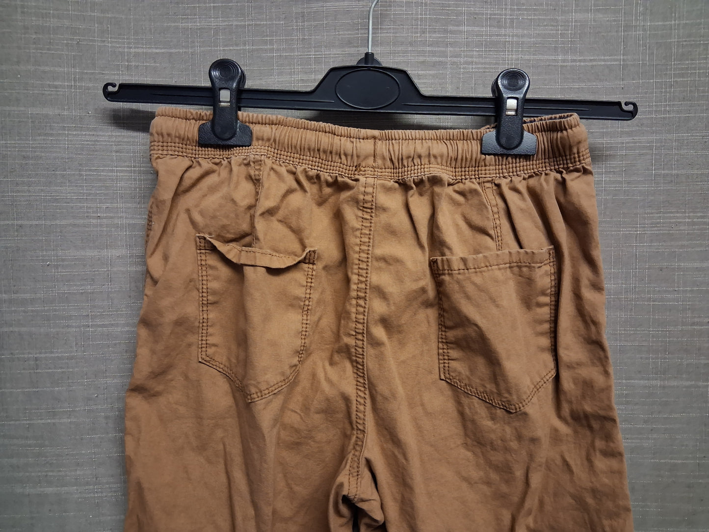 George Boys Brown Chino Shorts Elastic Waist Age 11-12 Years