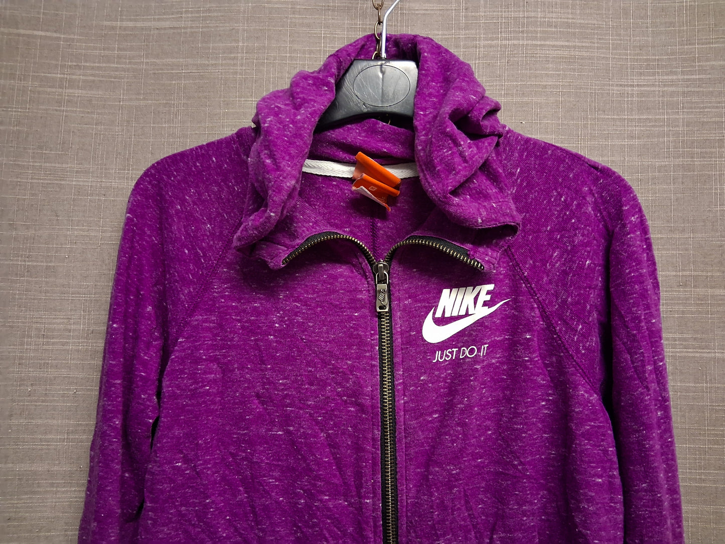 Nike Girls Purple Full Zip Hoodie Age 10-12 Years