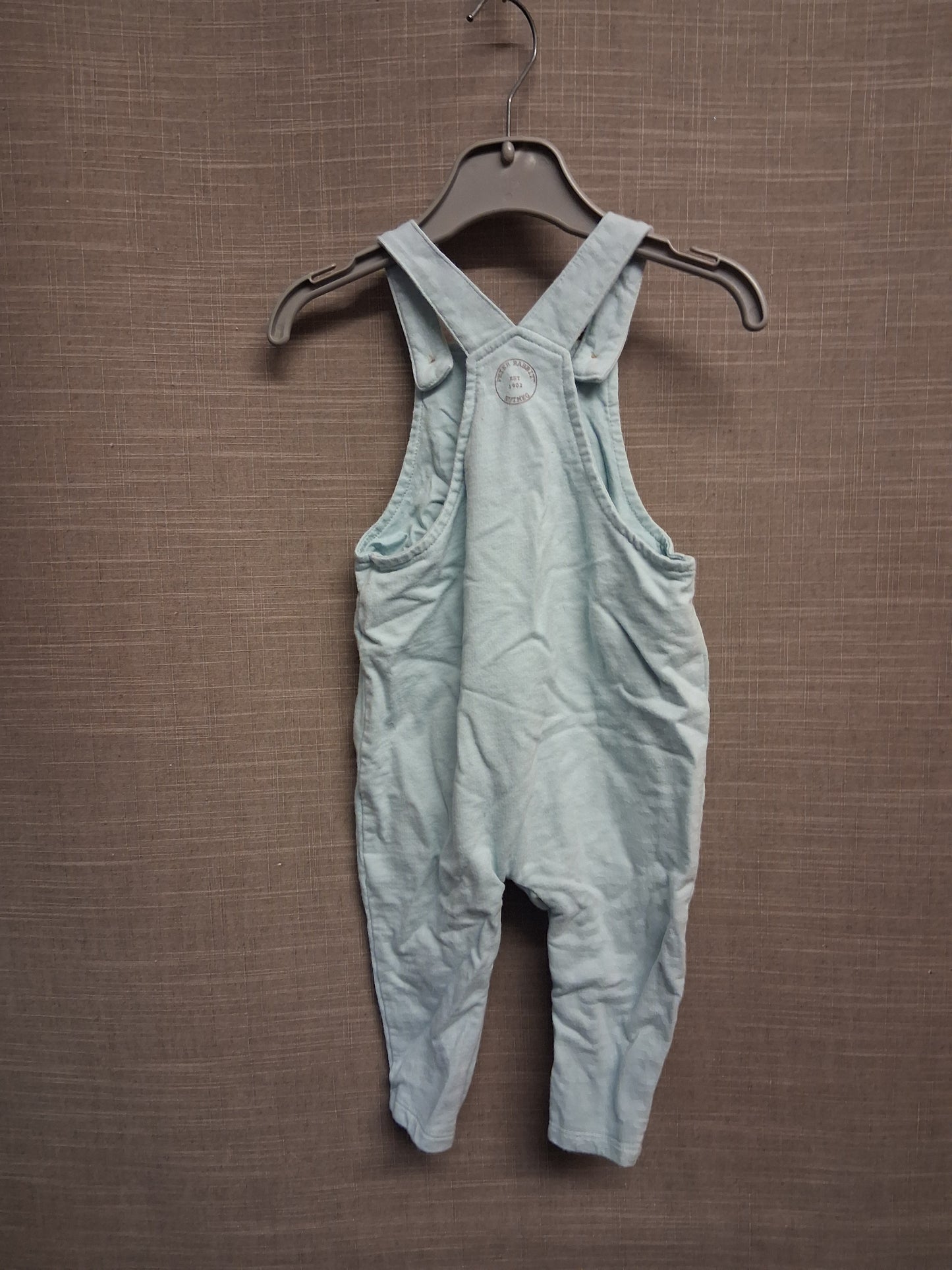 Nutmeg Boys Peter Rabbit Blue Jersey Dungarees Age 9-12 Months