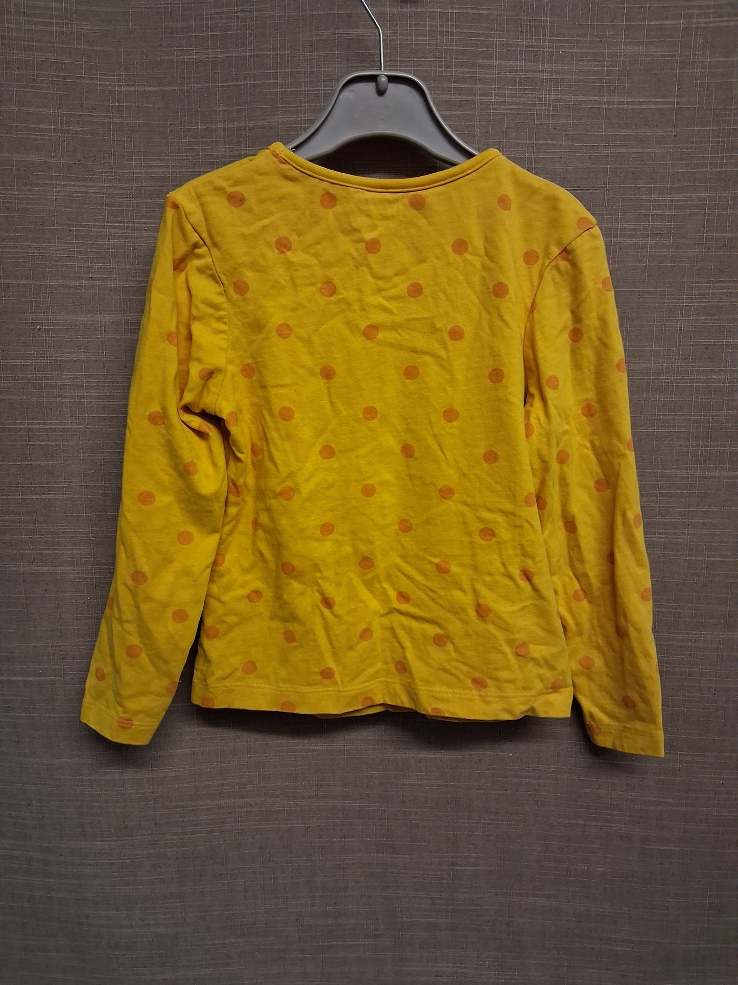 George Girl "Pudsey" Children in Need Yellow Long Sleeve T-Shirt Age 5-6 Years