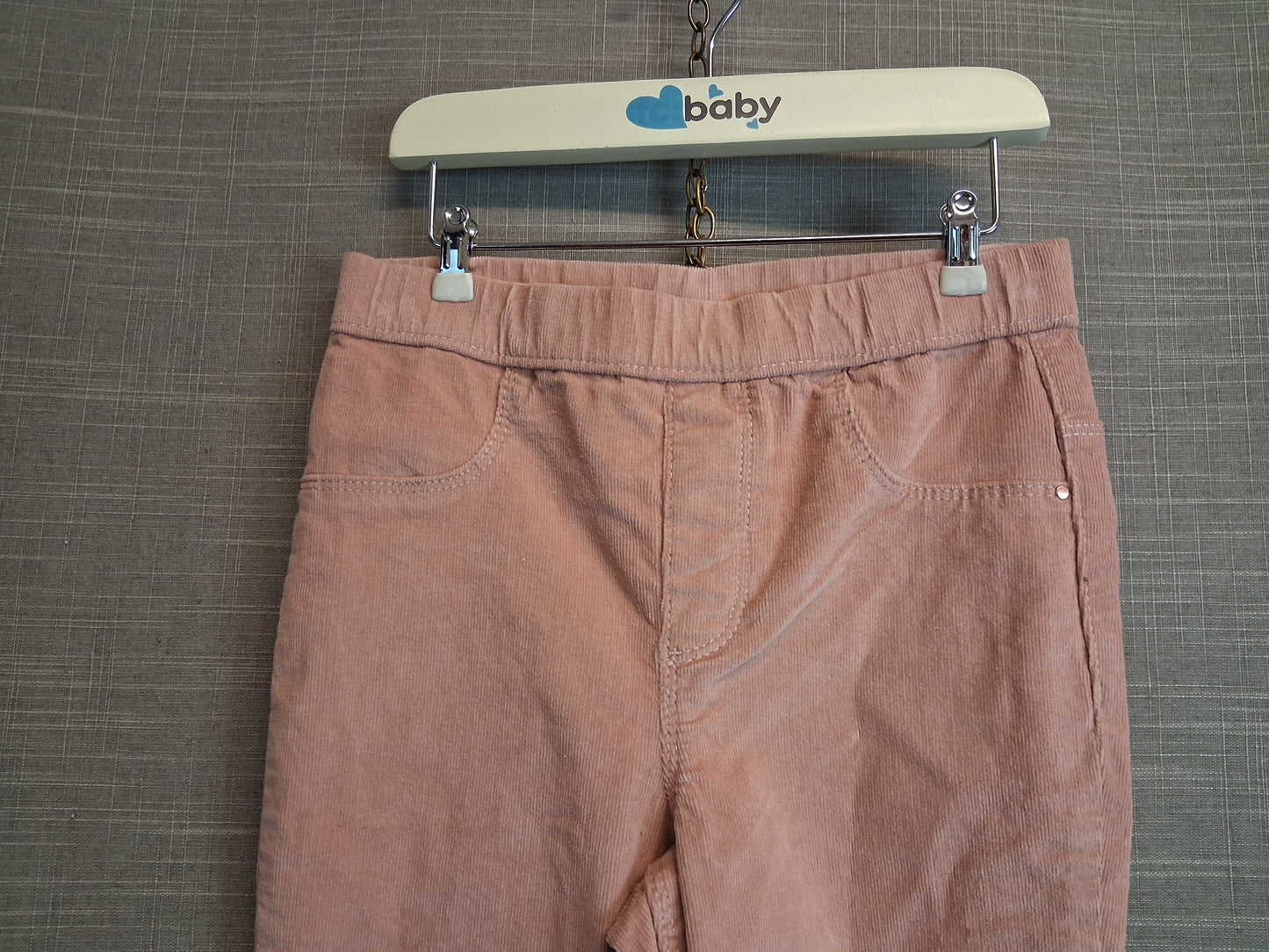 George Girls Corduroy Jeggings Nude Pink Age 7-8 Years