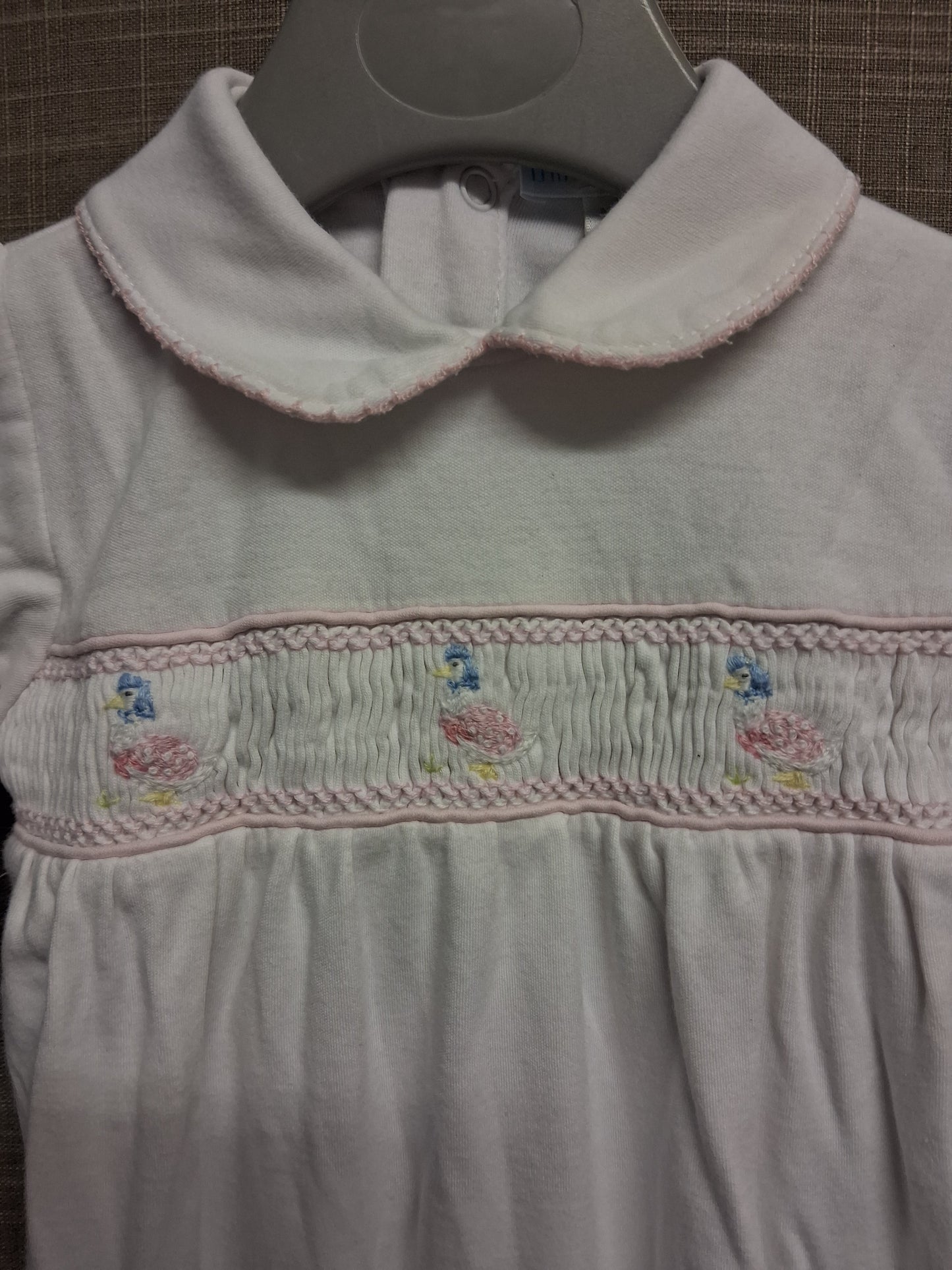 Mini la mode Peter Rabbit Sleepsuit Outfit Romper White Age Newborn