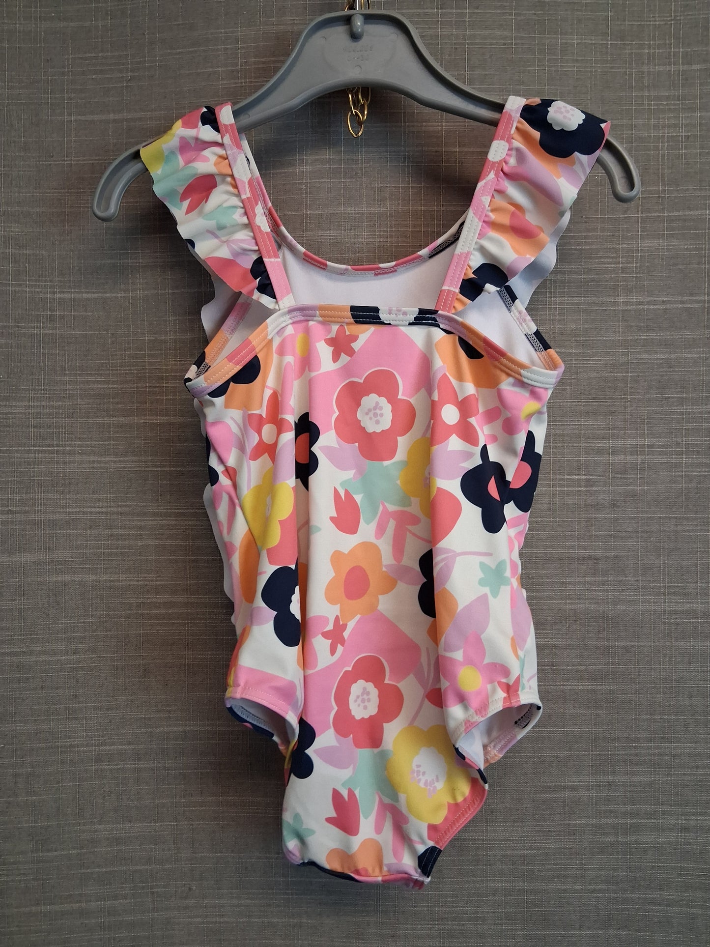 F&F Girls One Piece Swimsuit Age 4-5 Years Floral Multicolour