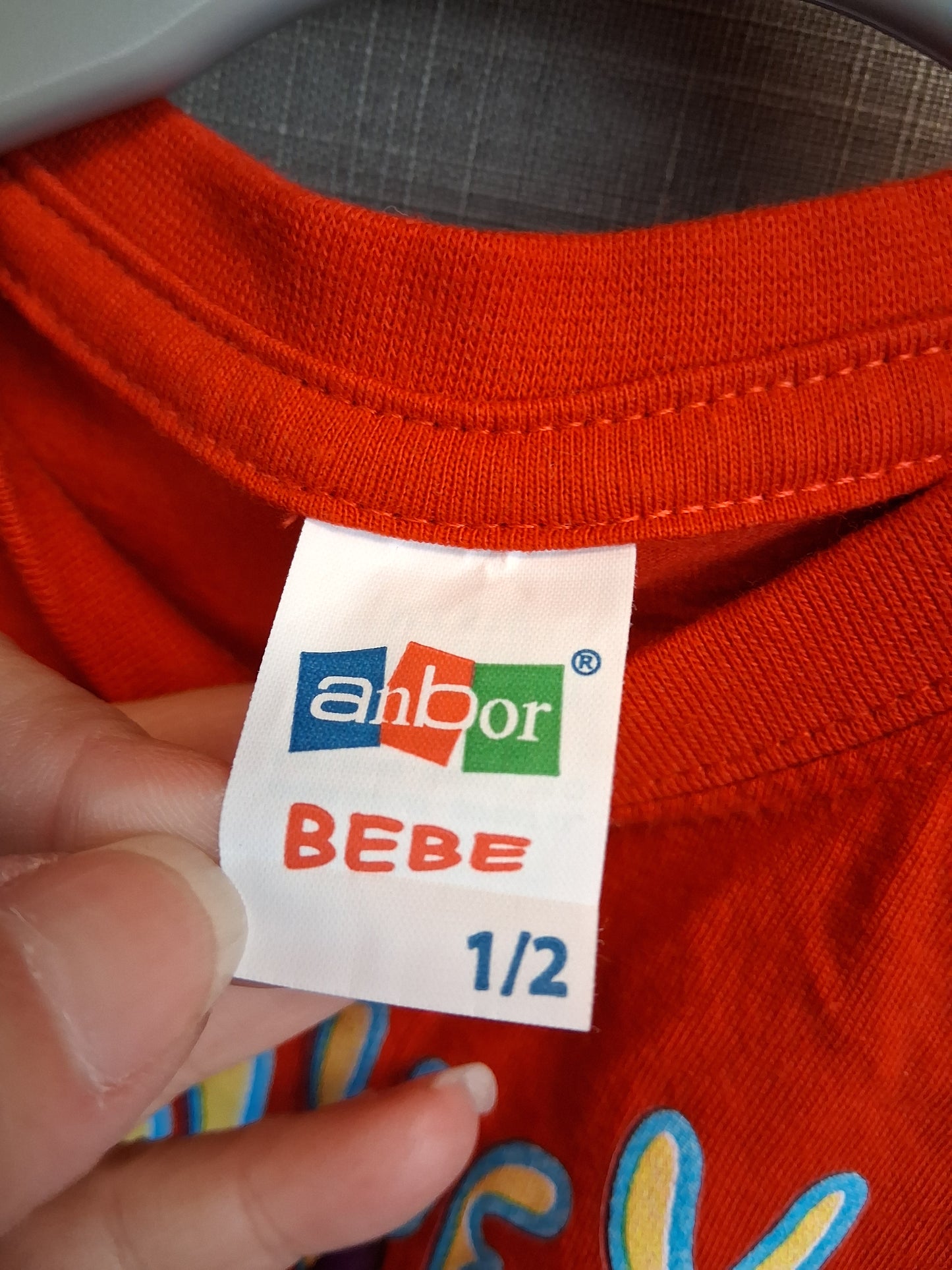 Anbor Bebe Bluey Red Short Sleeve T-Shirt Age 1-2 Years