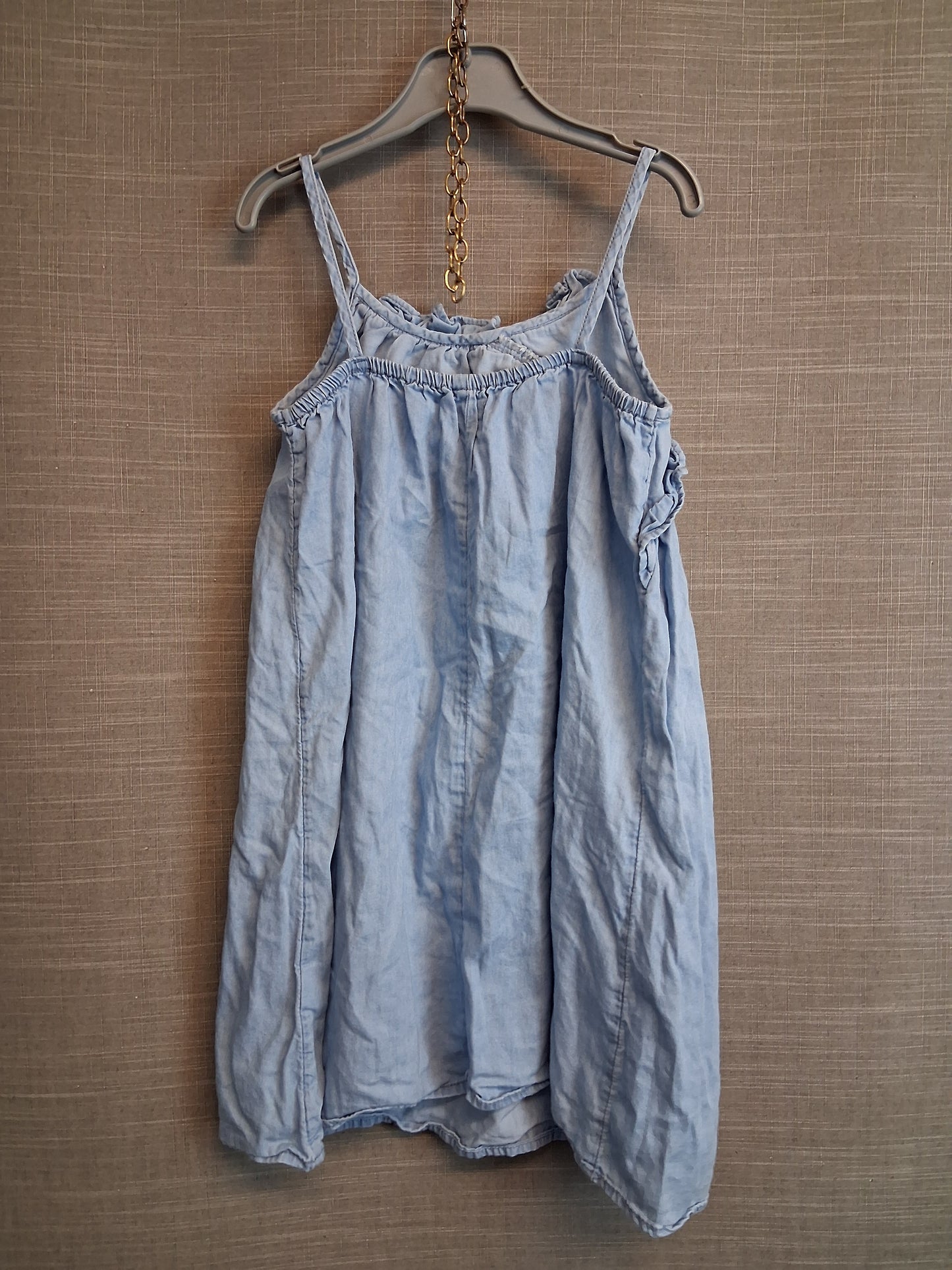 Next Girls Chambray Denim Sundress Age 7 Years