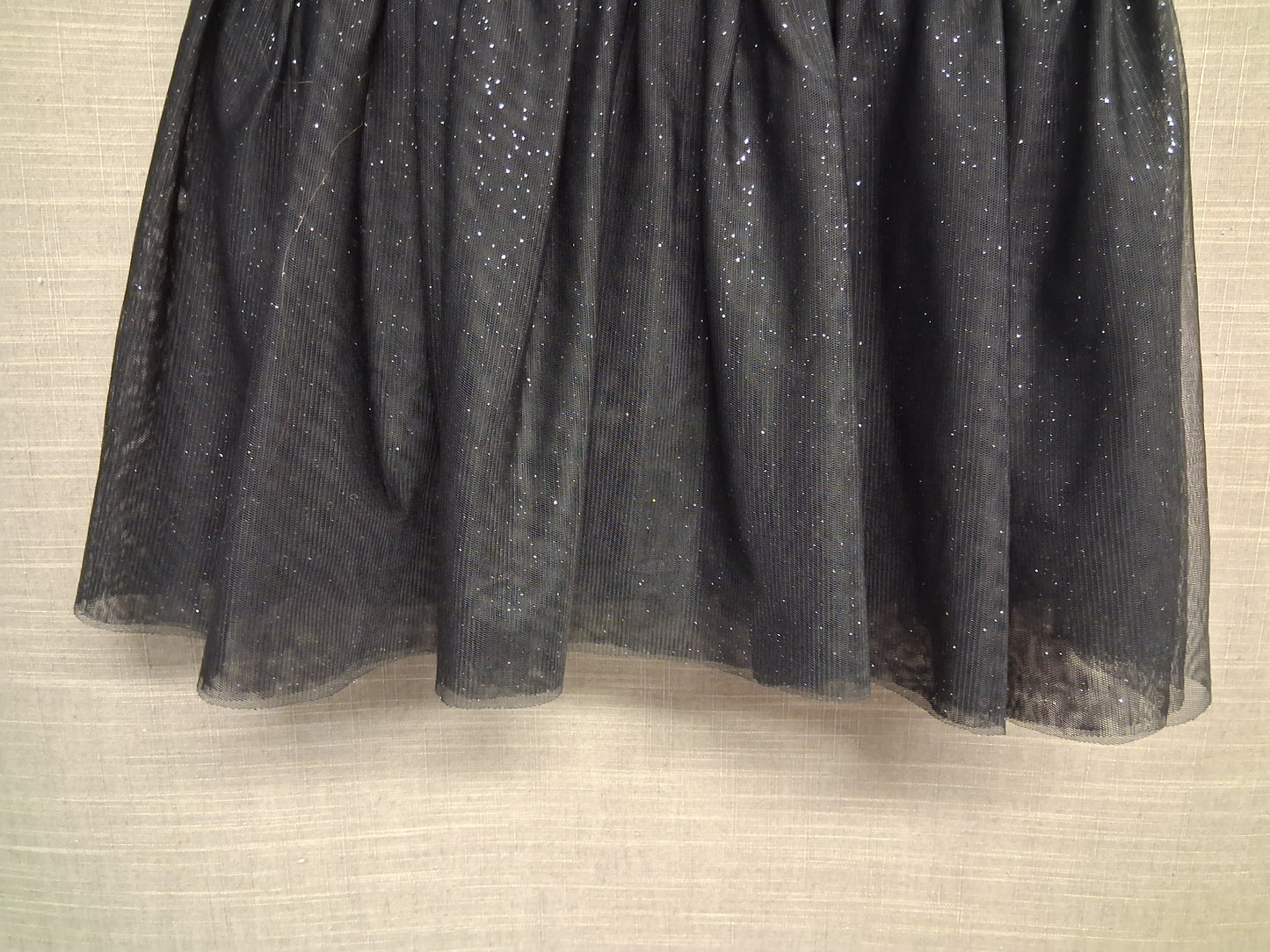 F&F Black Glittery Mesh Tutu Skirt Age 5-6 Years