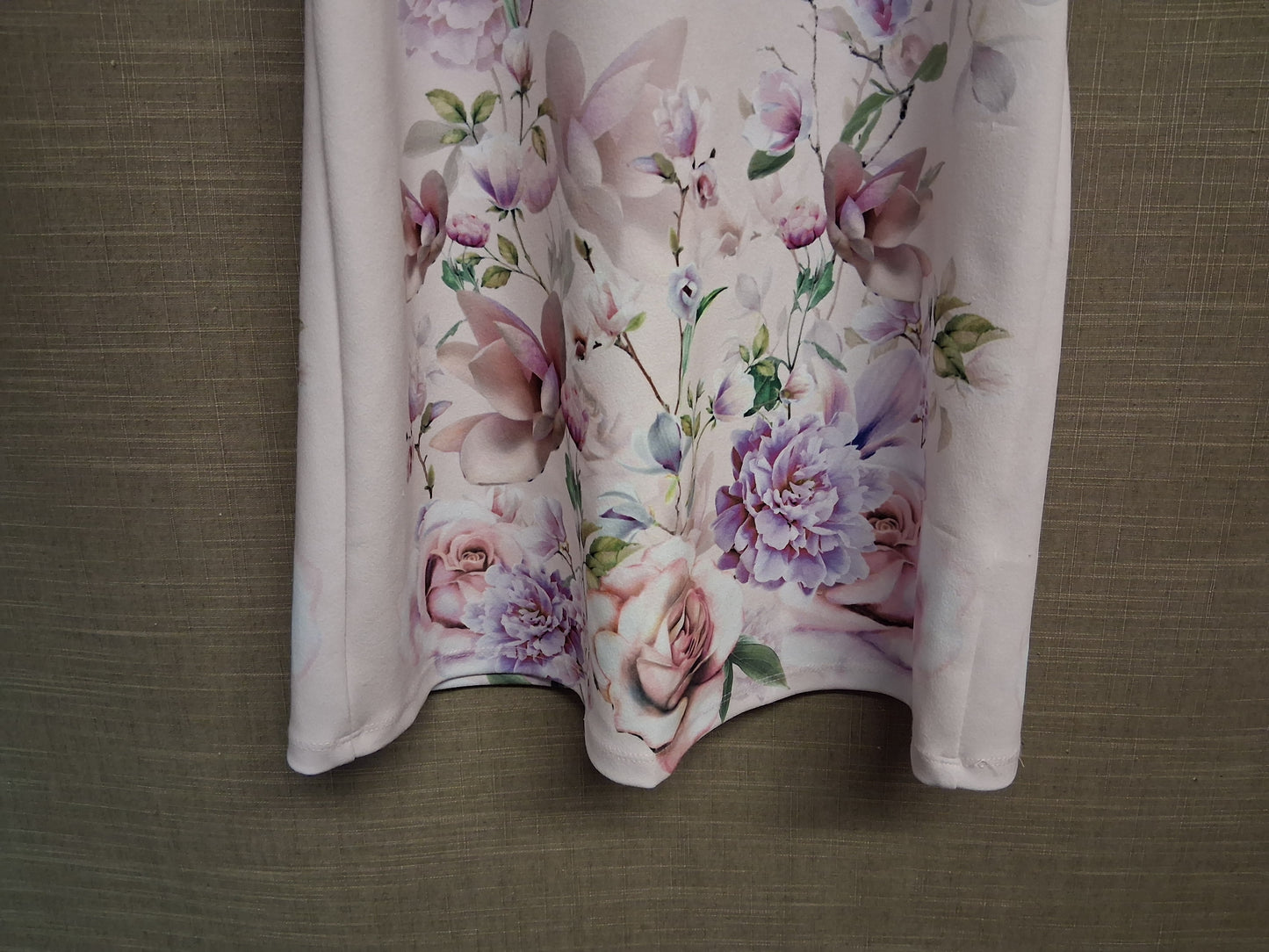 Next Girls Floral Pale Pink A Line Dress Age 8 Years