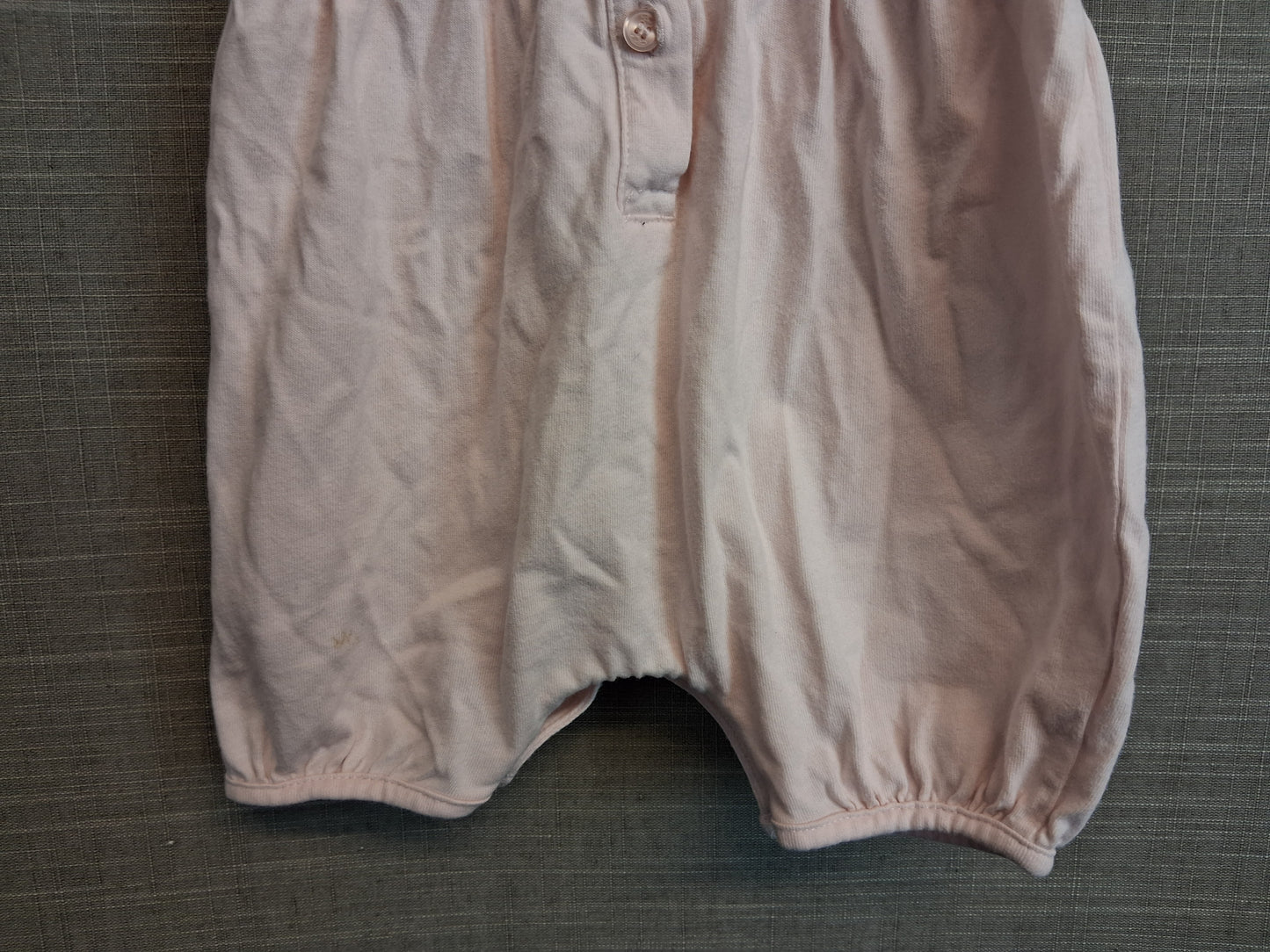 Ted Baker Girls Pale Pink Romper Jersey Mix Sleeveless Age Newborn