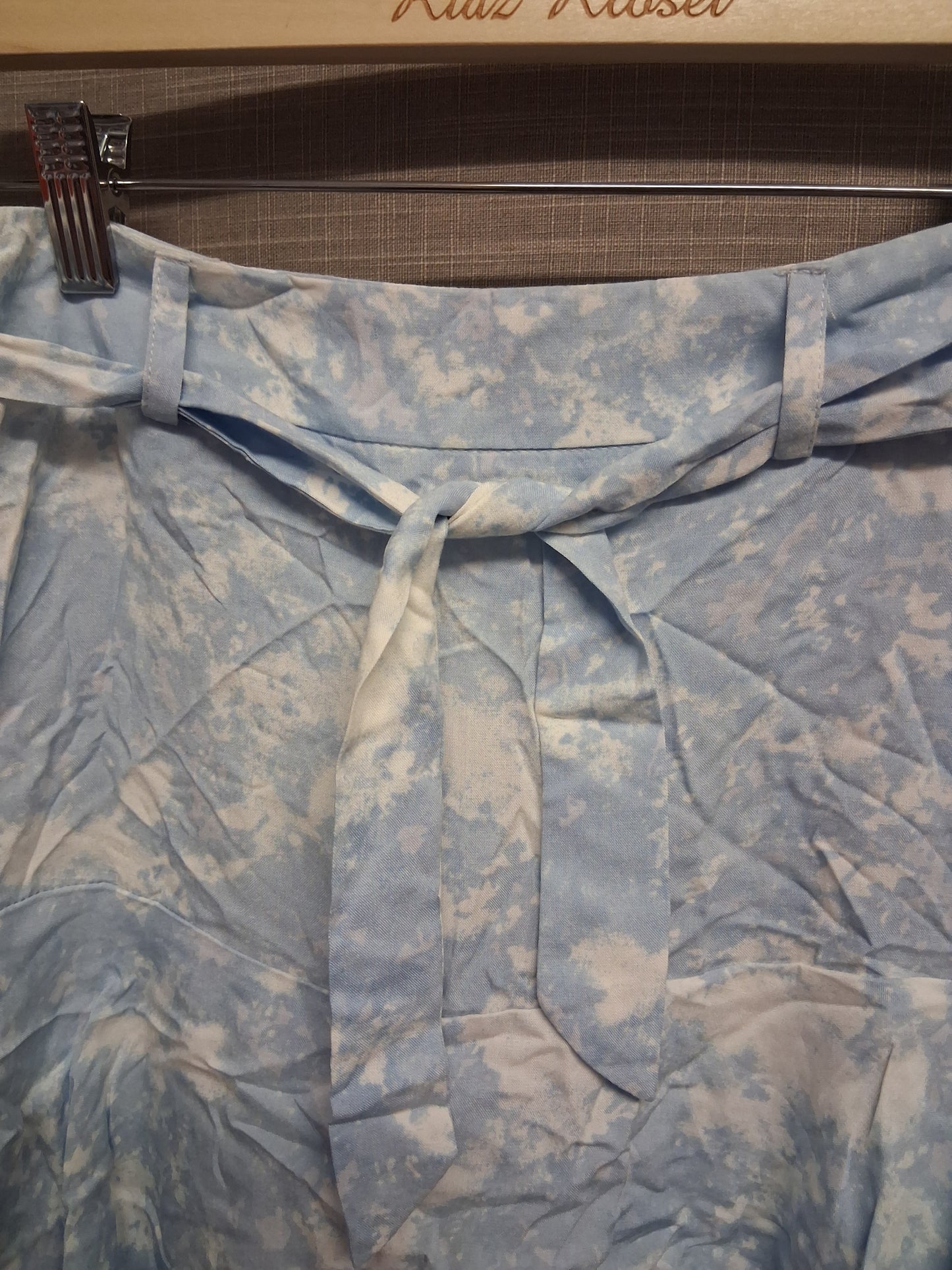 New Look Girls Blue Tie Dye Skorts Age 13 Years