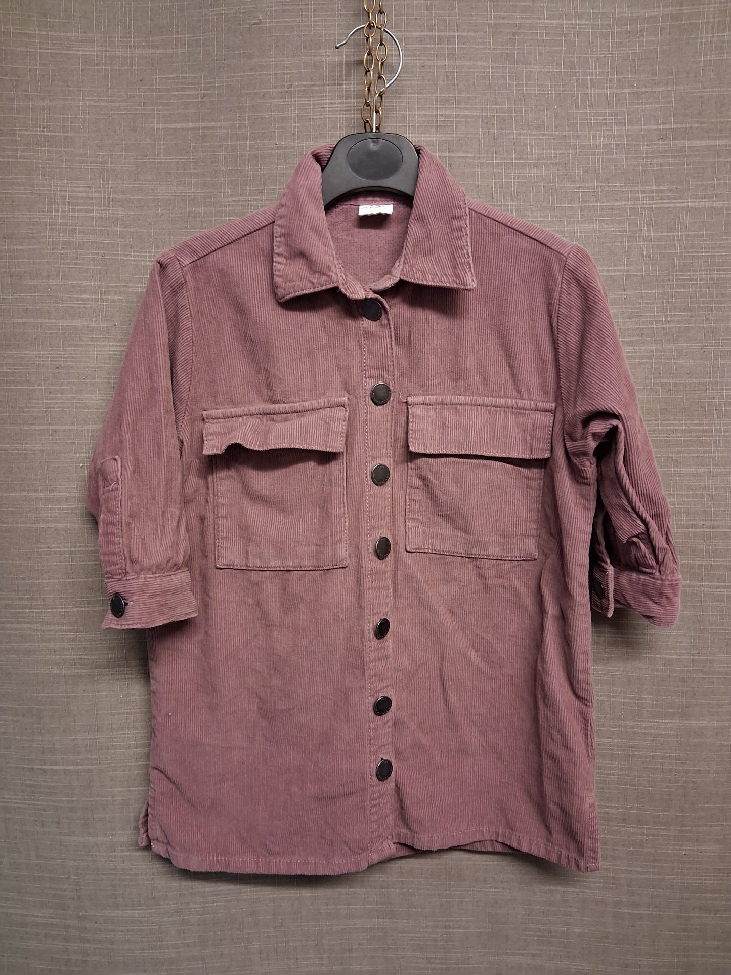 Next Girls Corduroy Shirt Dress Dusky Pink Age 3 Years