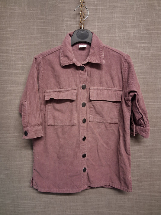 Next Girls Corduroy Shirt Dress Dusky Pink Age 3 Years