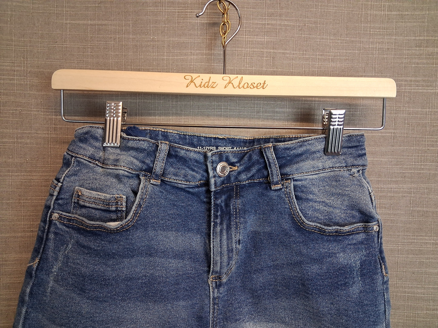 Primark Girls Denim Shorts Age 11-12 Years