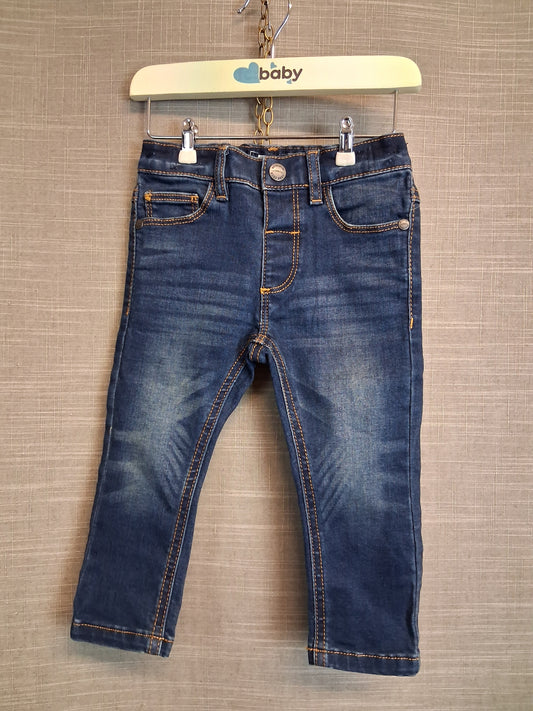 Next Boys Blue Denim Jeans Age 9-12 months