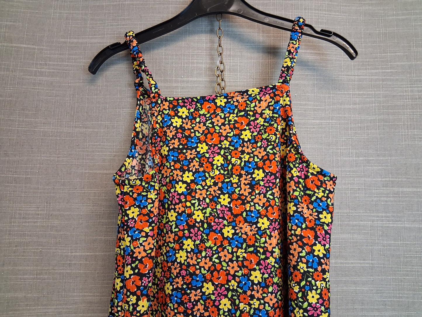 Primark Girls Multicolour Floral Strappy Sundress Age 10-11 Years