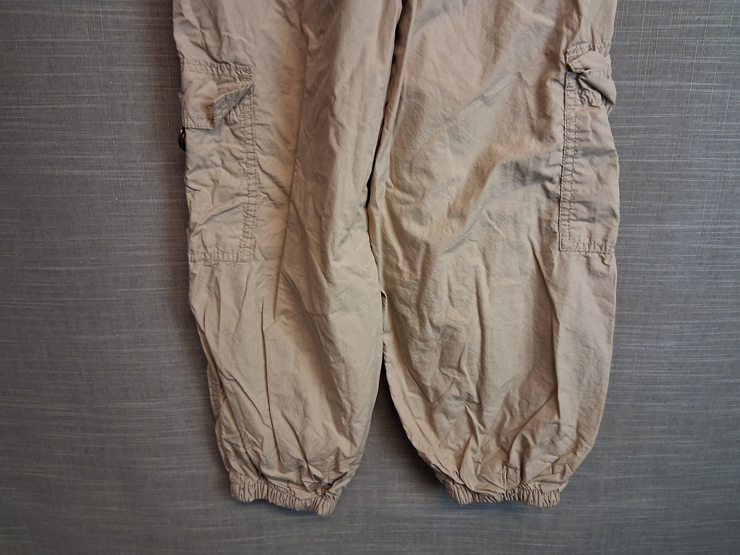 Next Girls Beige Lined Cargo Trousers Age 7 Years