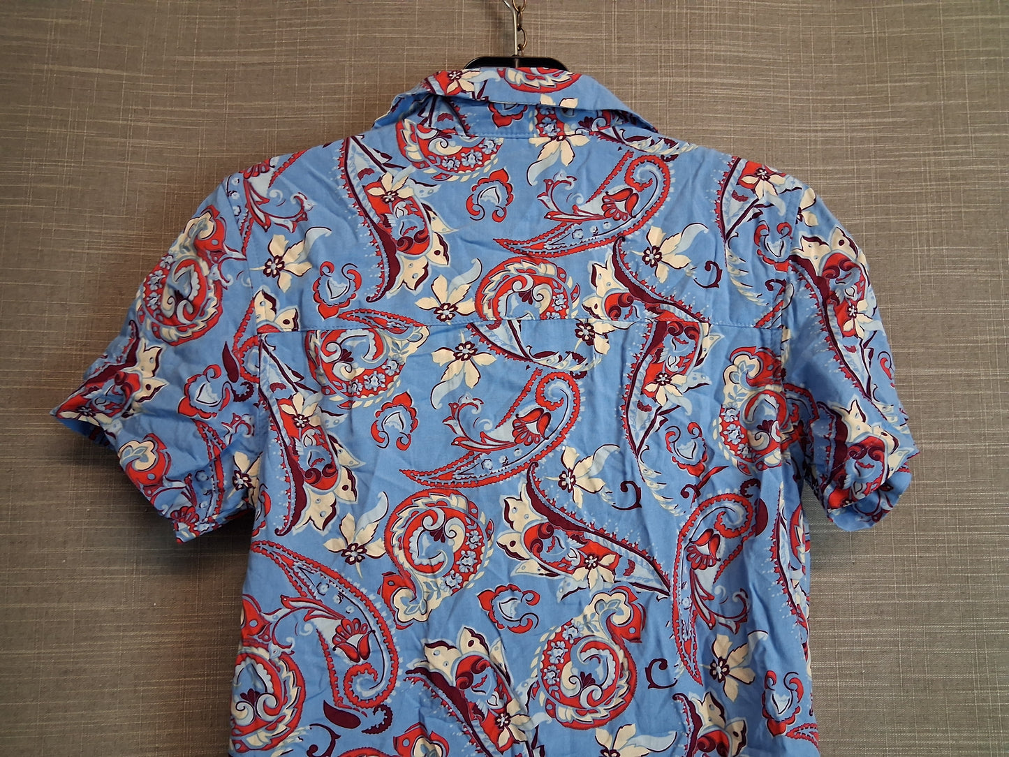 Primark Boys Hawaiian Theme Short Sleeve Shirt Blue Age 8-9 Years