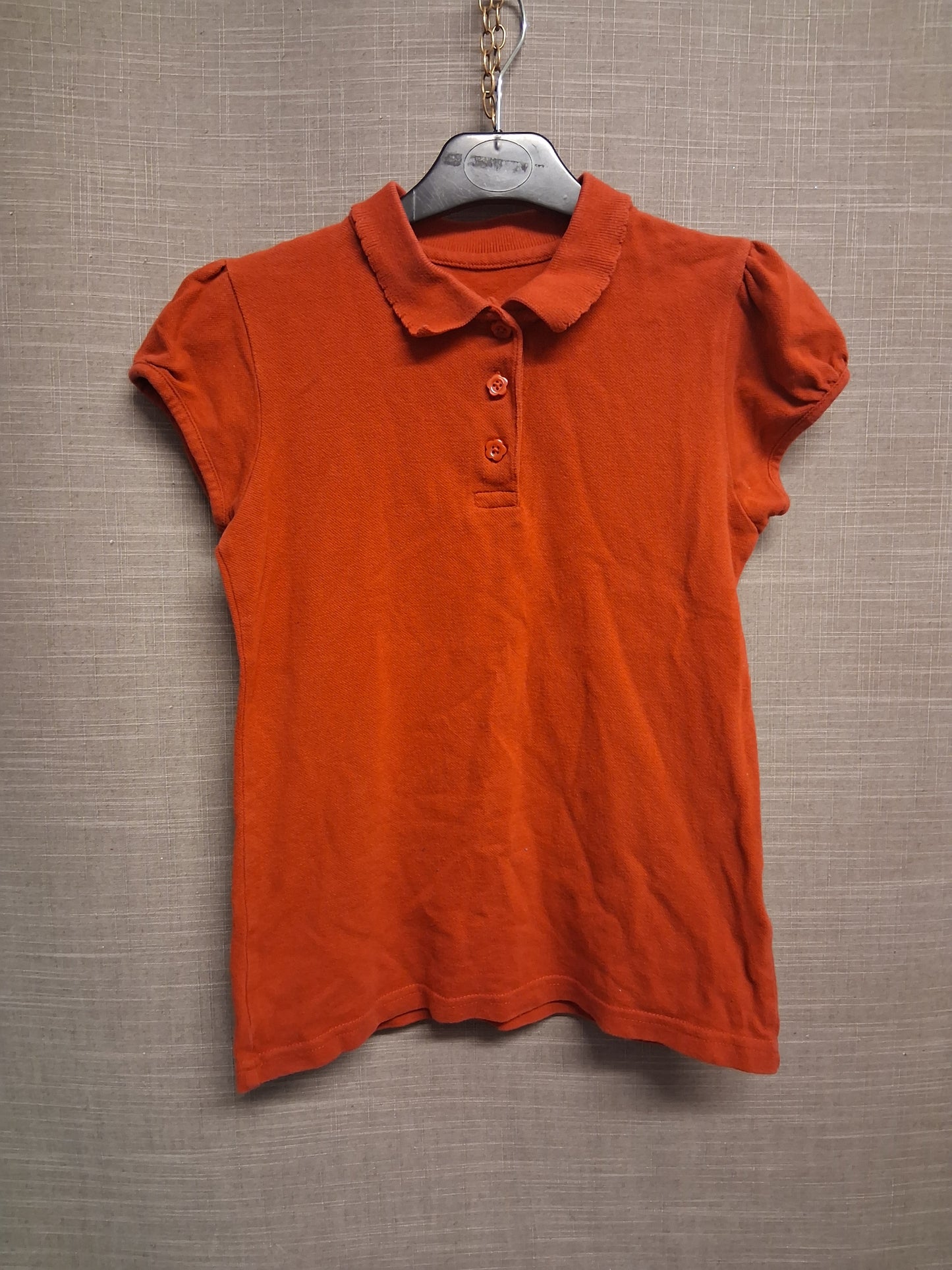 Matalan Girls Red School Polo T-Shirt Age 10 Years