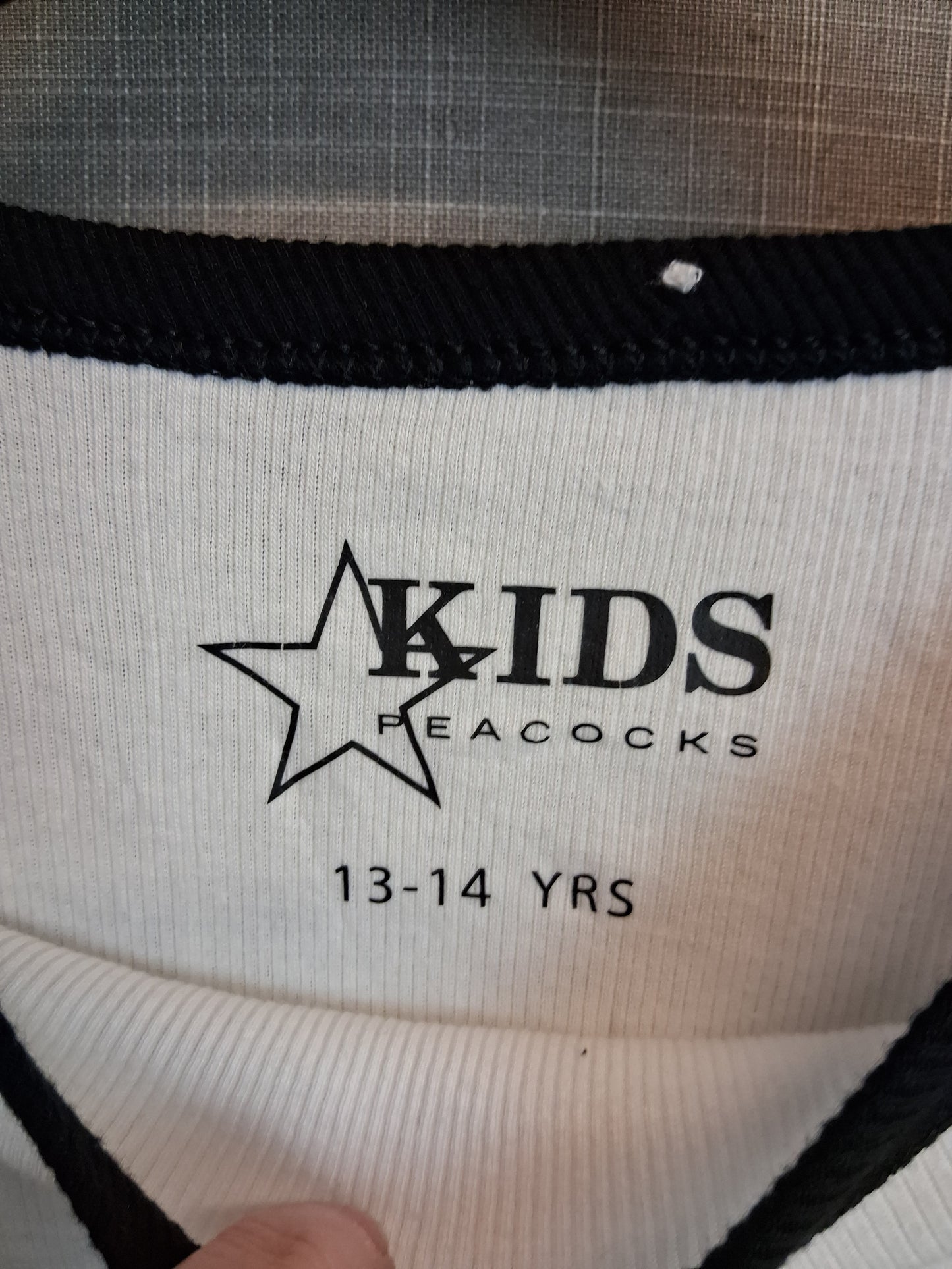 Kids Peacocks Girls Long Sleeve T-Shirt Age 13-14 Years