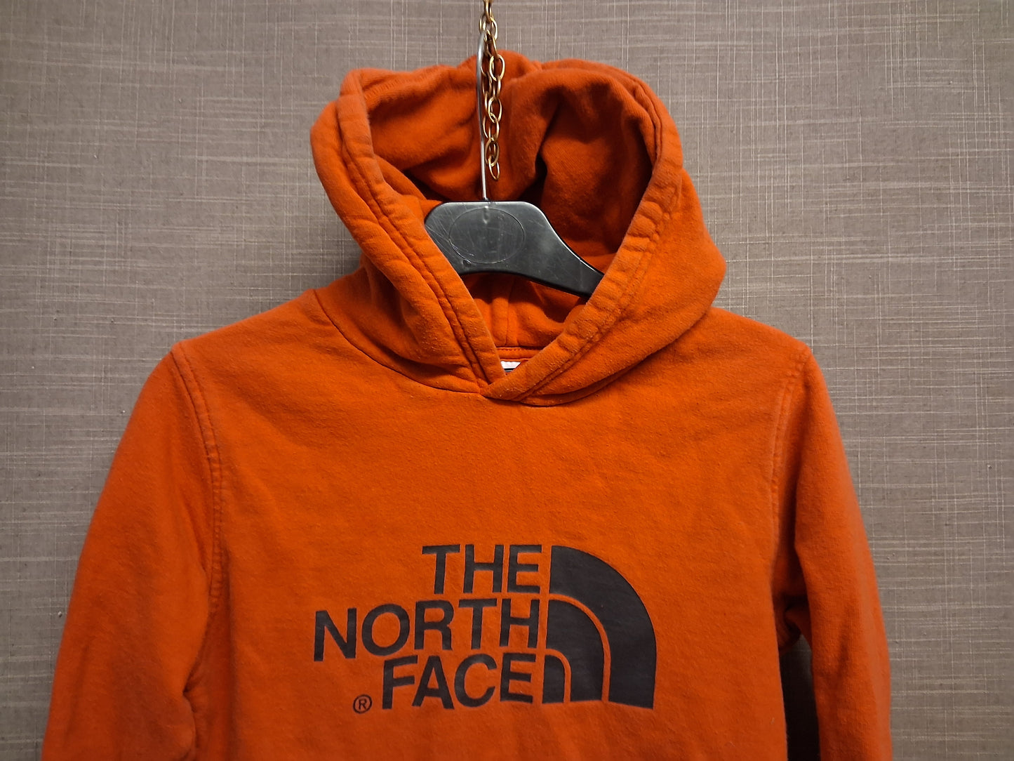The North Face Hoodie Orange/Red Sweater Age 6-7 Years (S)
