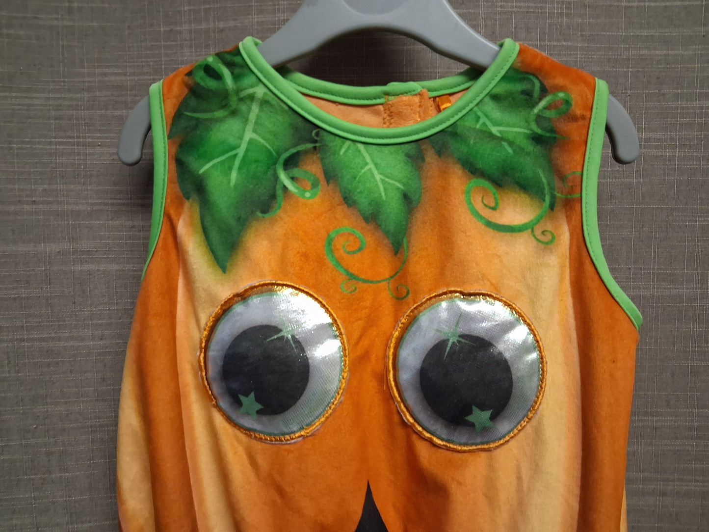 Morrisons Googly Eyed Pumpkin Costume Orange Age 2-3 Years