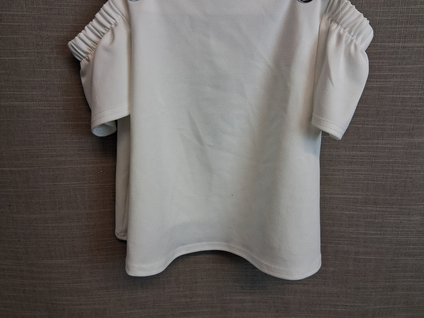 New Look Girls White Cold Shoulder Top Age 10-11 Years New