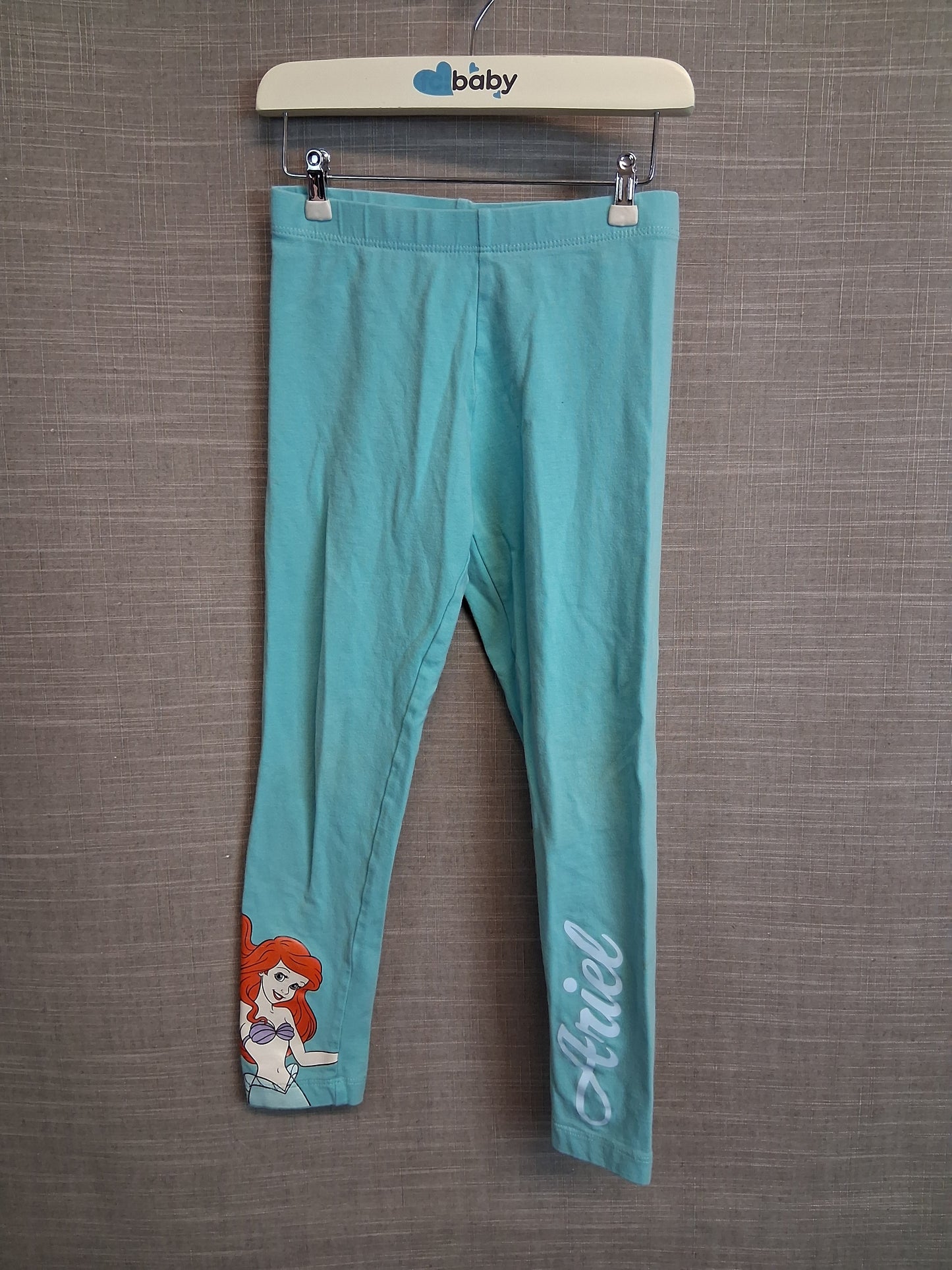Marks & Spencer Girls Ariel Leggings Blue Age 5-6 Years