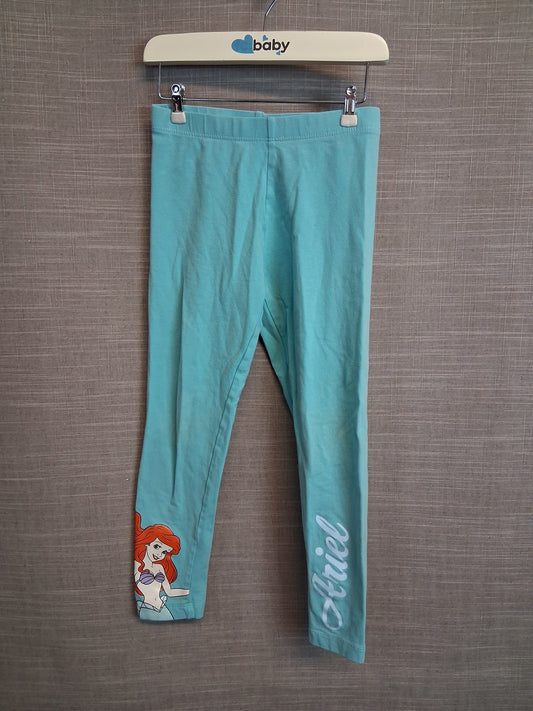 Marks & Spencer Girls Ariel Leggings Blue Age 5-6 Years