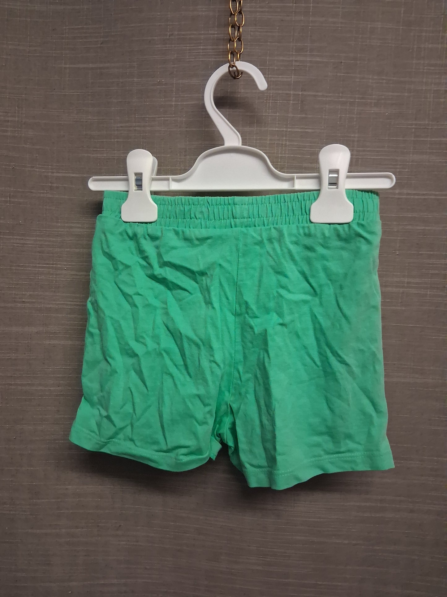 George Boys Green Jersey Shorts Age 4-5