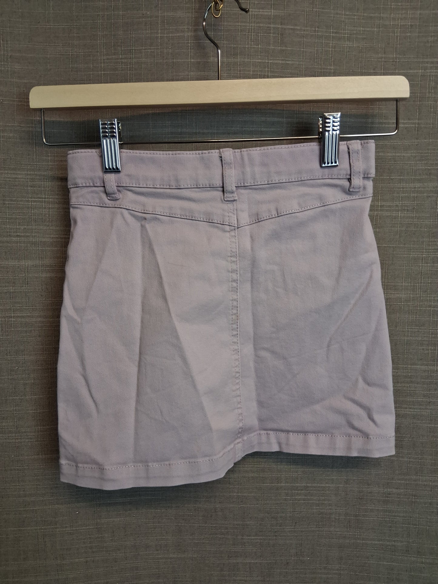 H&M Girls Lilac Denim Skirt Age 7-8 Years