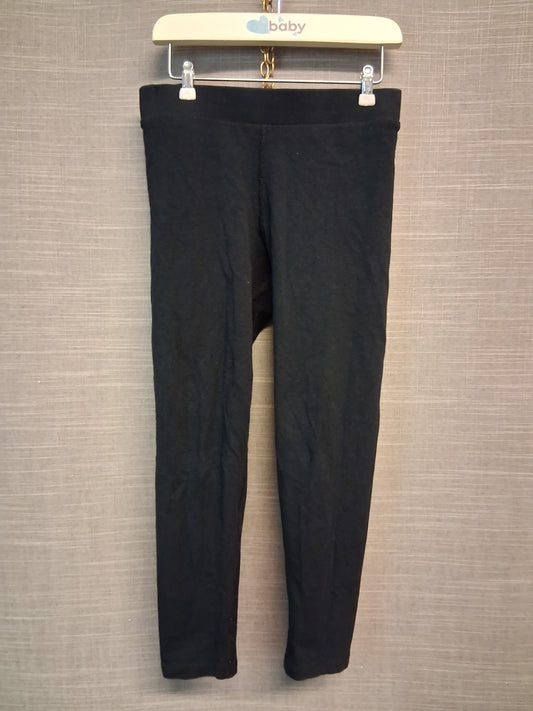 Marks and Spencer Girls Black Leggings Jersey Age 6-7 Years