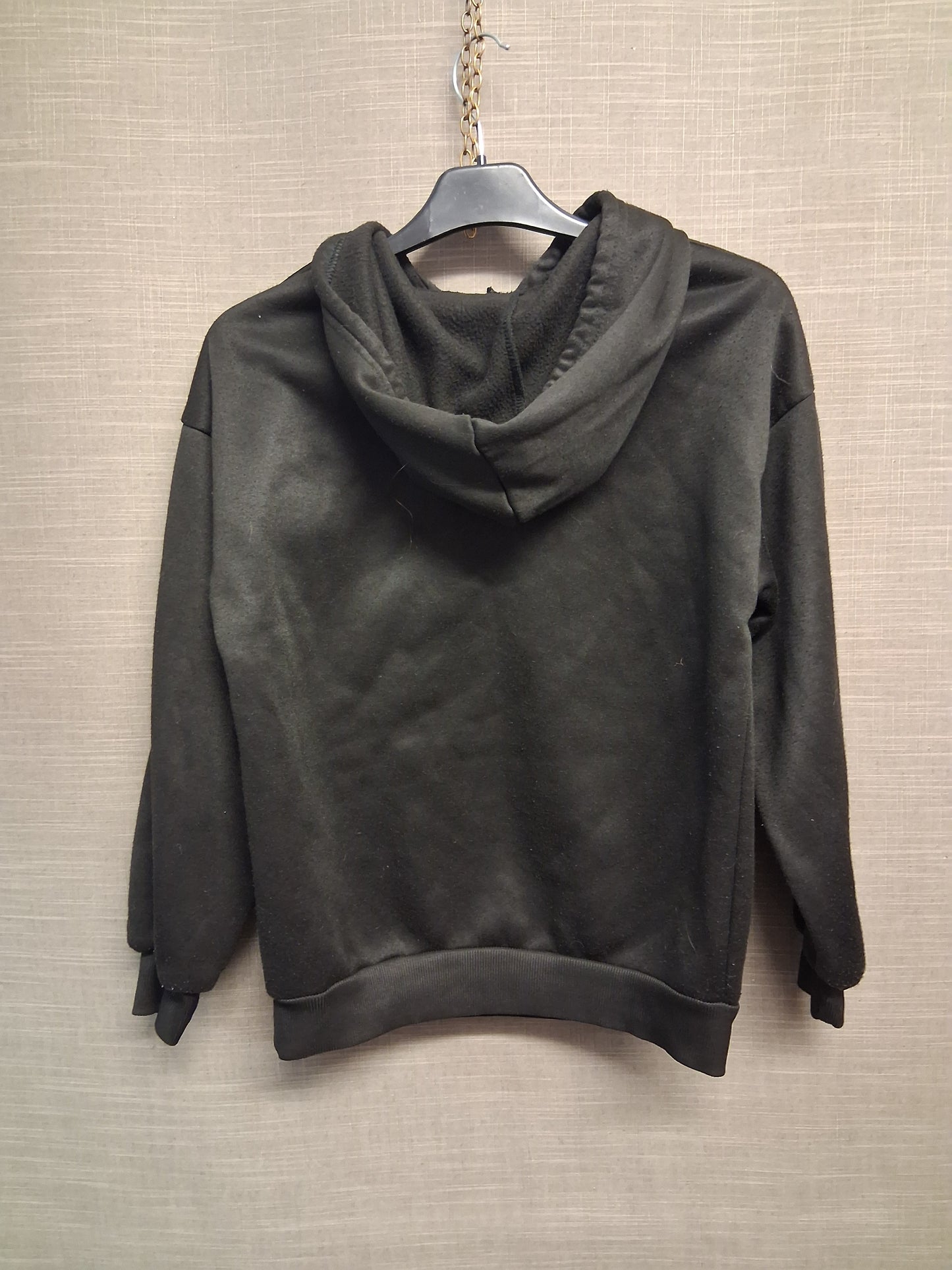 Shein Halloween Black Jersey Hoodie Long Sleeve Age 13-14 Years