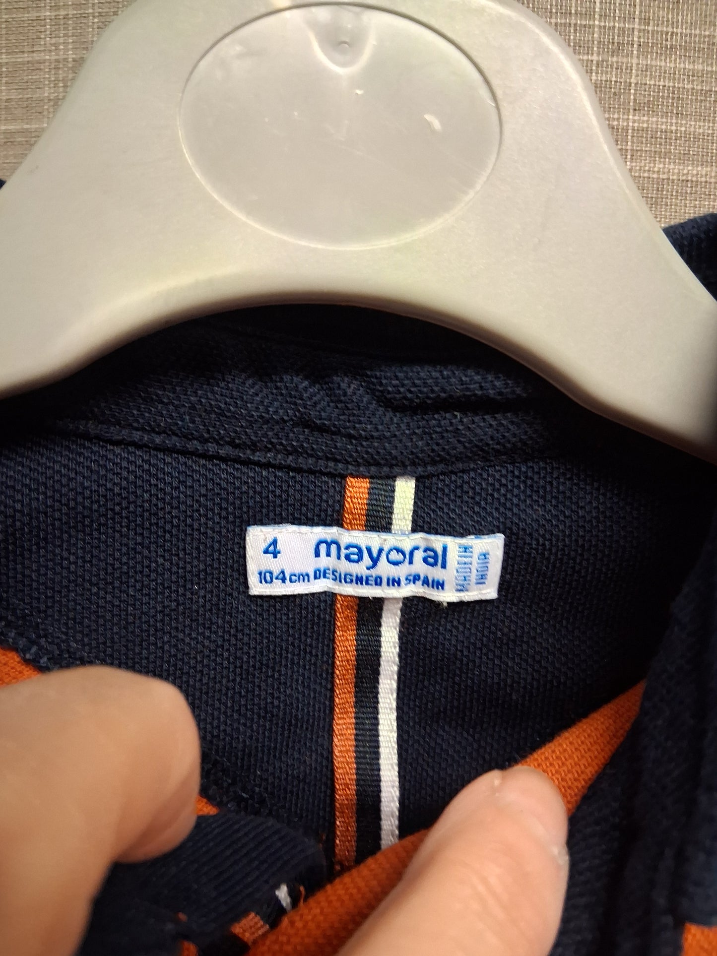 Mayoral Red Areoplane Print Long Sleeve Polo T-Shirt Age 4 Years