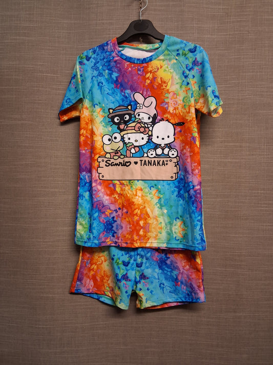 Hello Kitty Pyjama 2 Piece Set Multicolour Age 12 Years