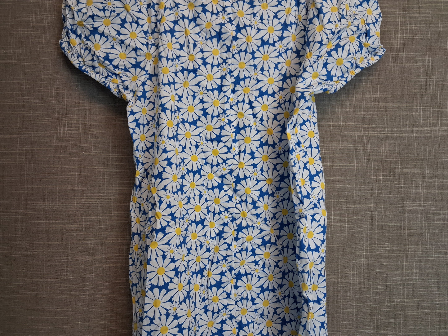 Primark Girls Blue Foral Summer Dress Age 12-13 Years
