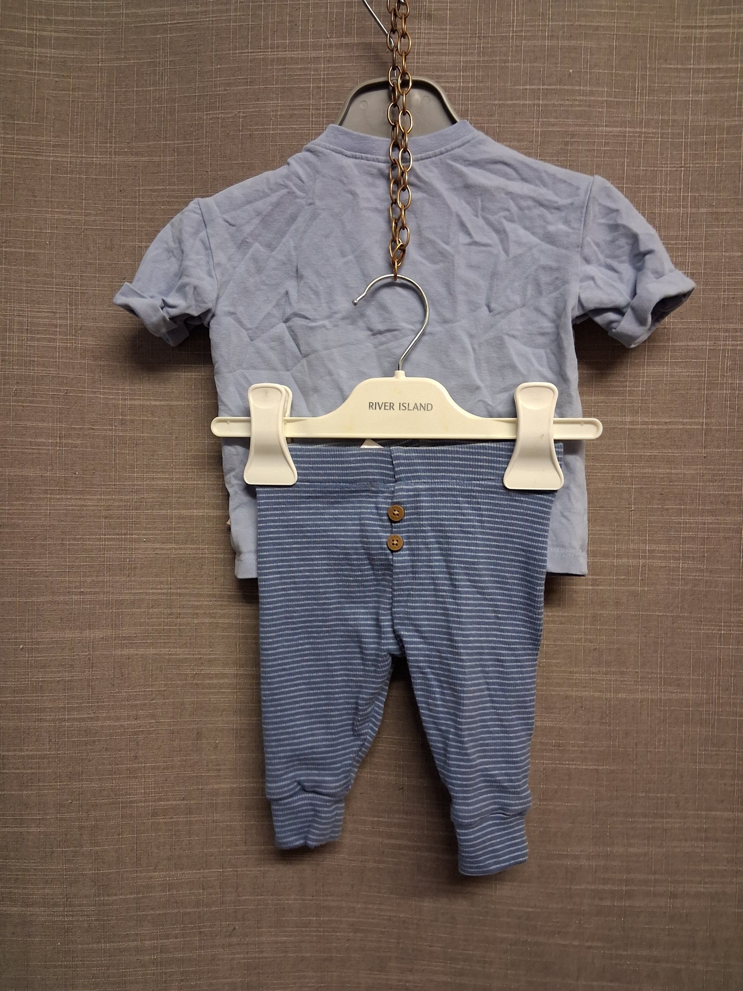 Next Boys 2 Piece Outfit T-Shirt & Joggers Age 0-3 Months