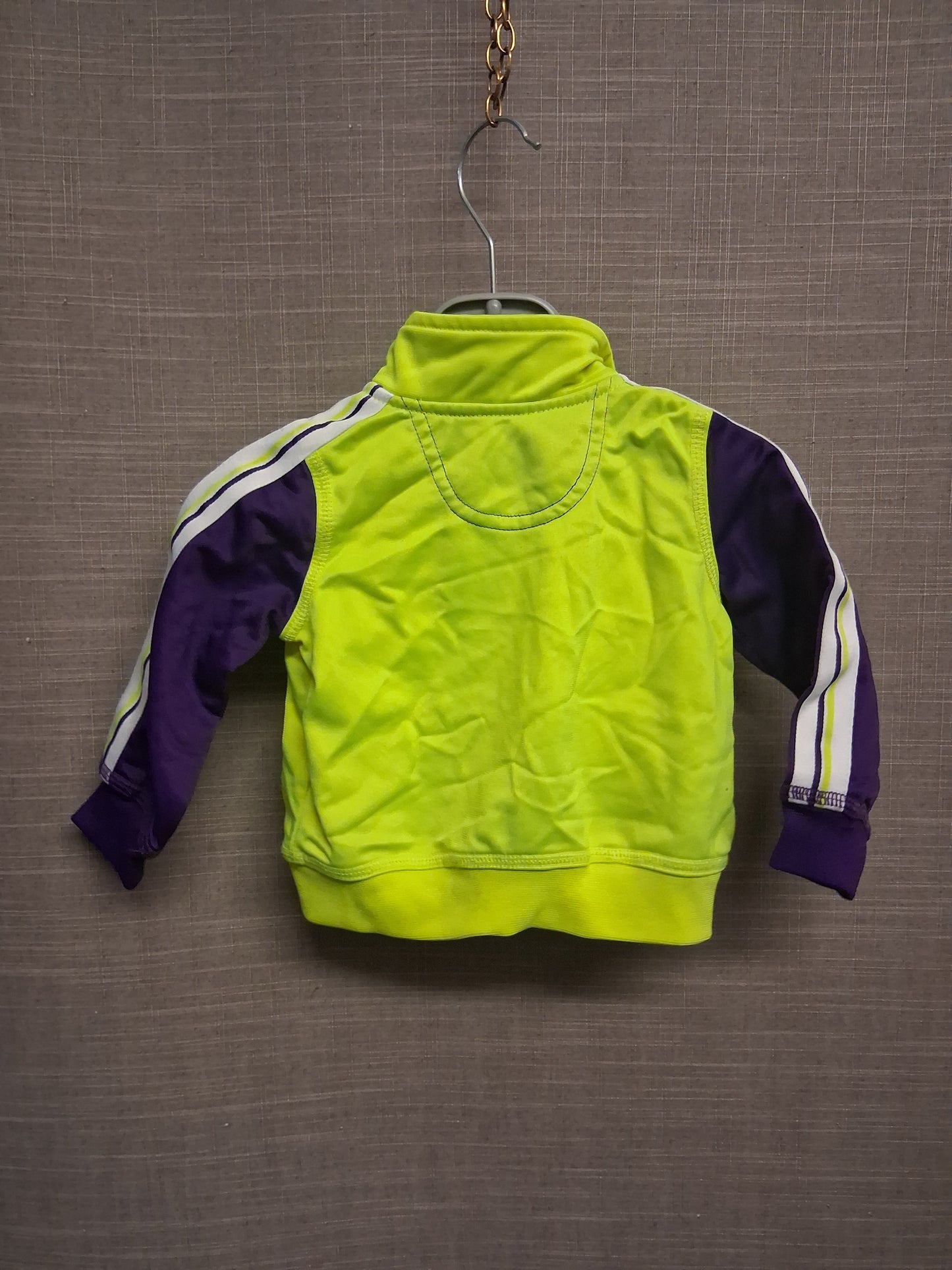 Converse Boys Neon Yellow Full Zip Jacket Age 3-6 Months