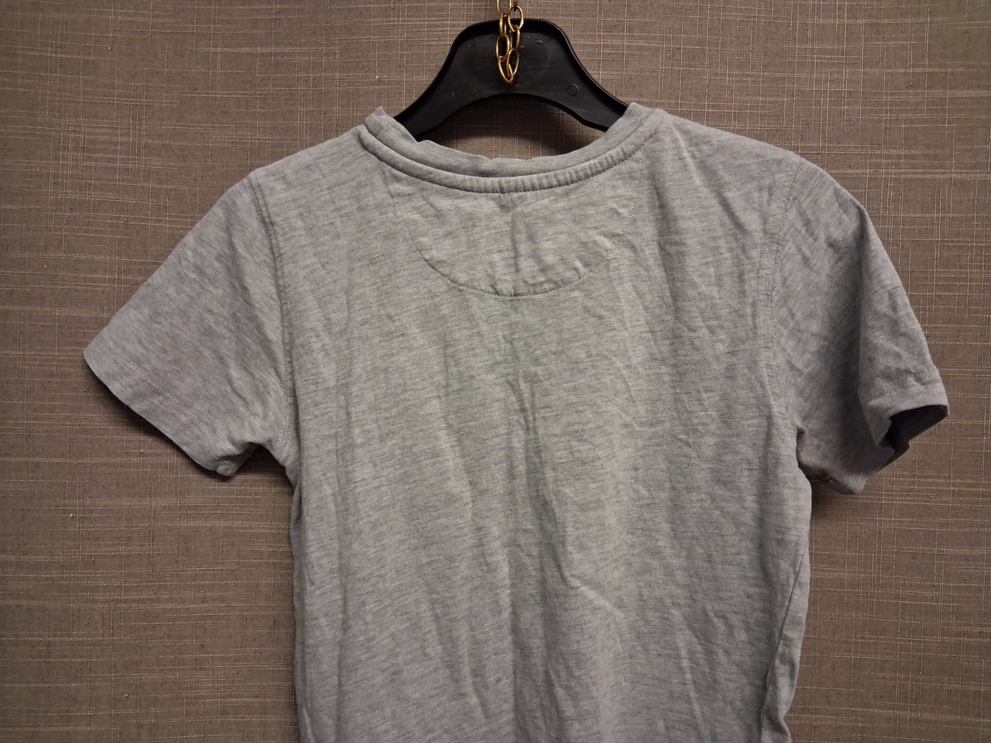 Crew Clothing Boys T-Shirt Short Sleeve Grey 100% Cotton Age 6-7 Years