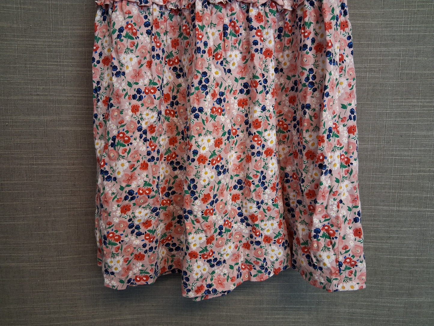 Matalan Girls Pink Floral Sleeveless Jersey Dress Age 7 Years