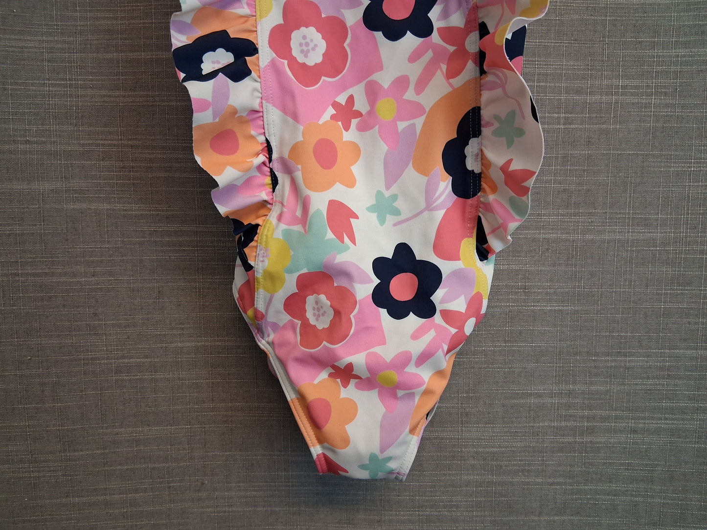 F&F Girls One Piece Swimsuit Age 4-5 Years Floral Multicolour