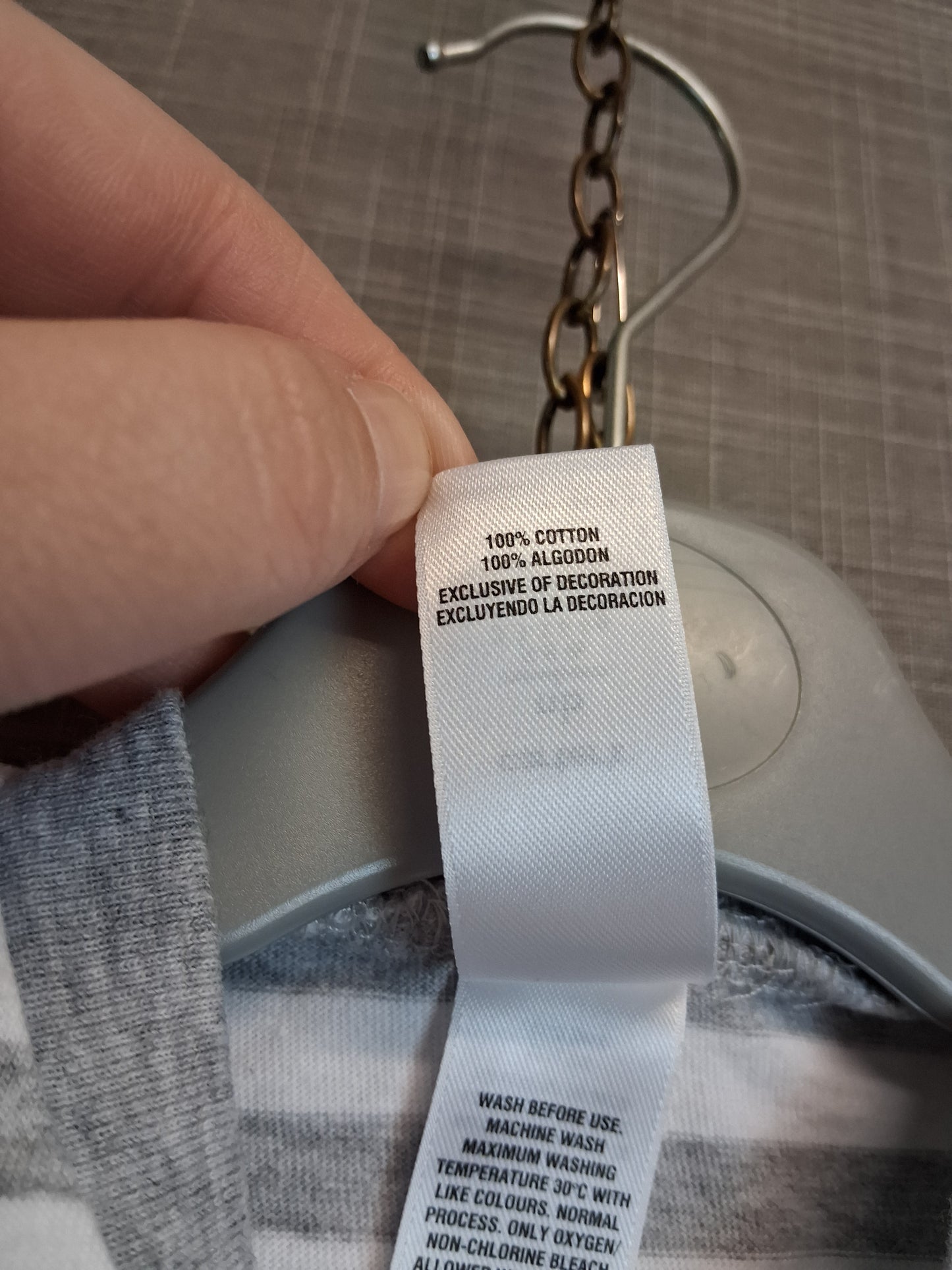 Carter's Boys White Grey Romper Age Newborn