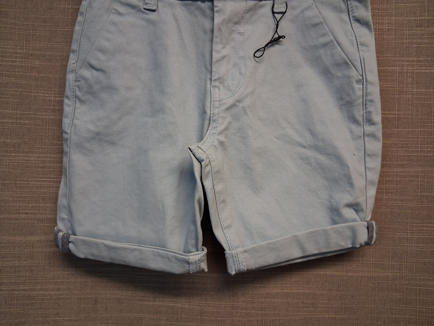 Primark Boys Blue Chino Style Shorts Age 5-6 Years