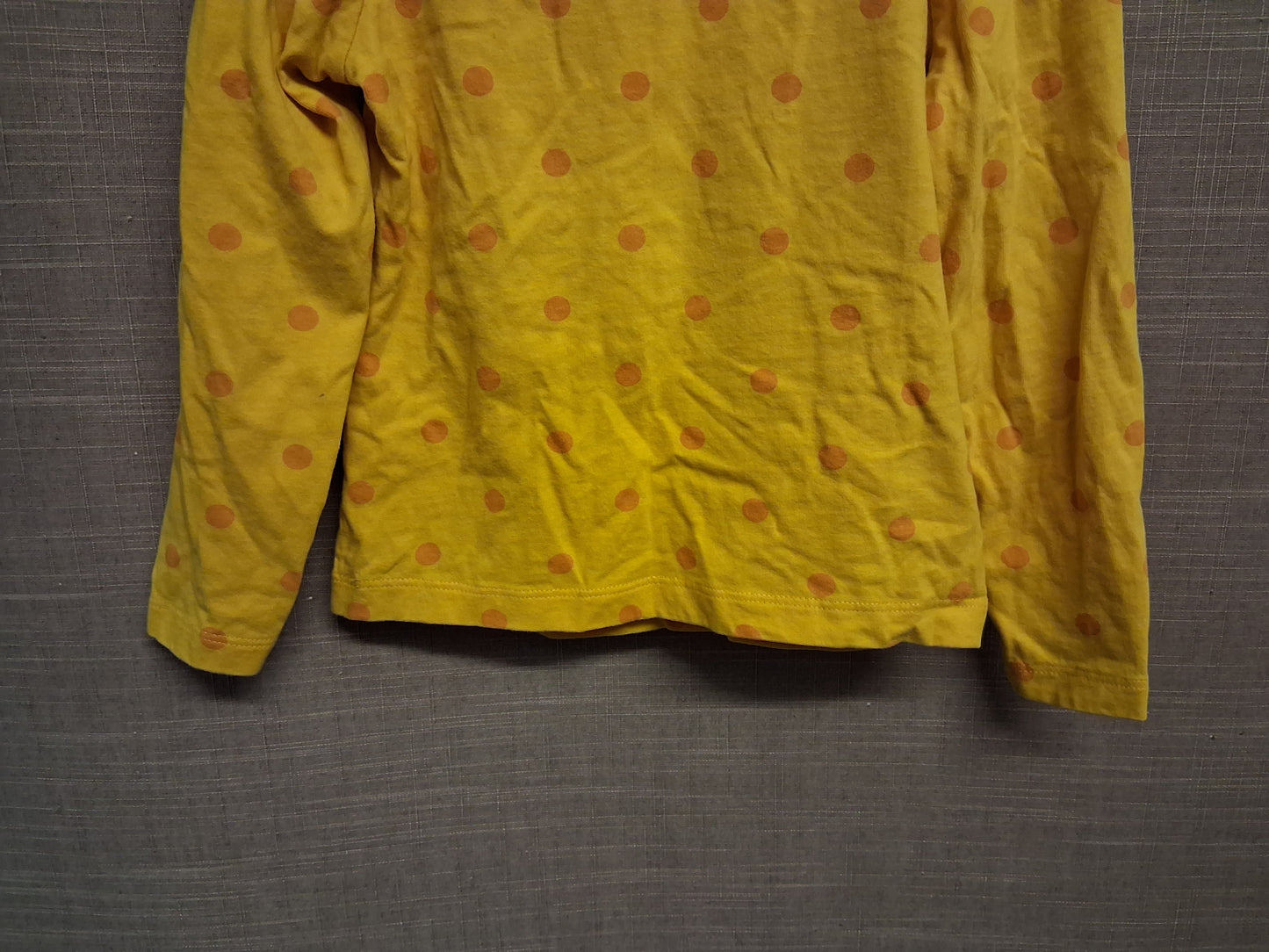 George Girl "Pudsey" Children in Need Yellow Long Sleeve T-Shirt Age 5-6 Years