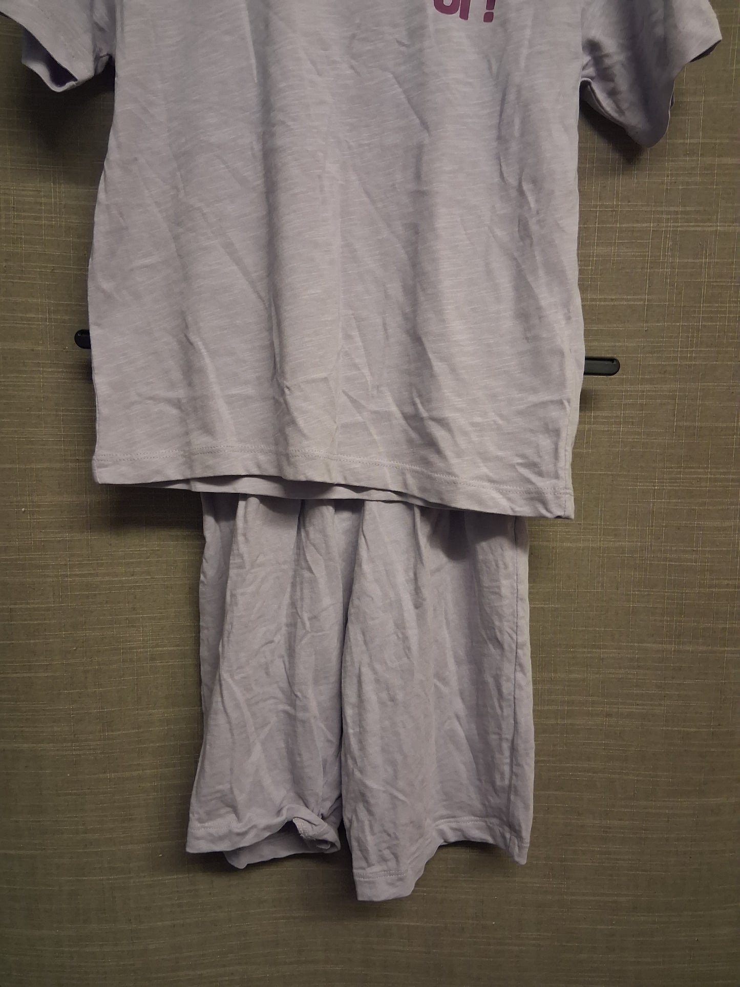 Next Boys Lilac 2 Piece PJs Pyjamas Set Age 3-4 Years Loose Fit